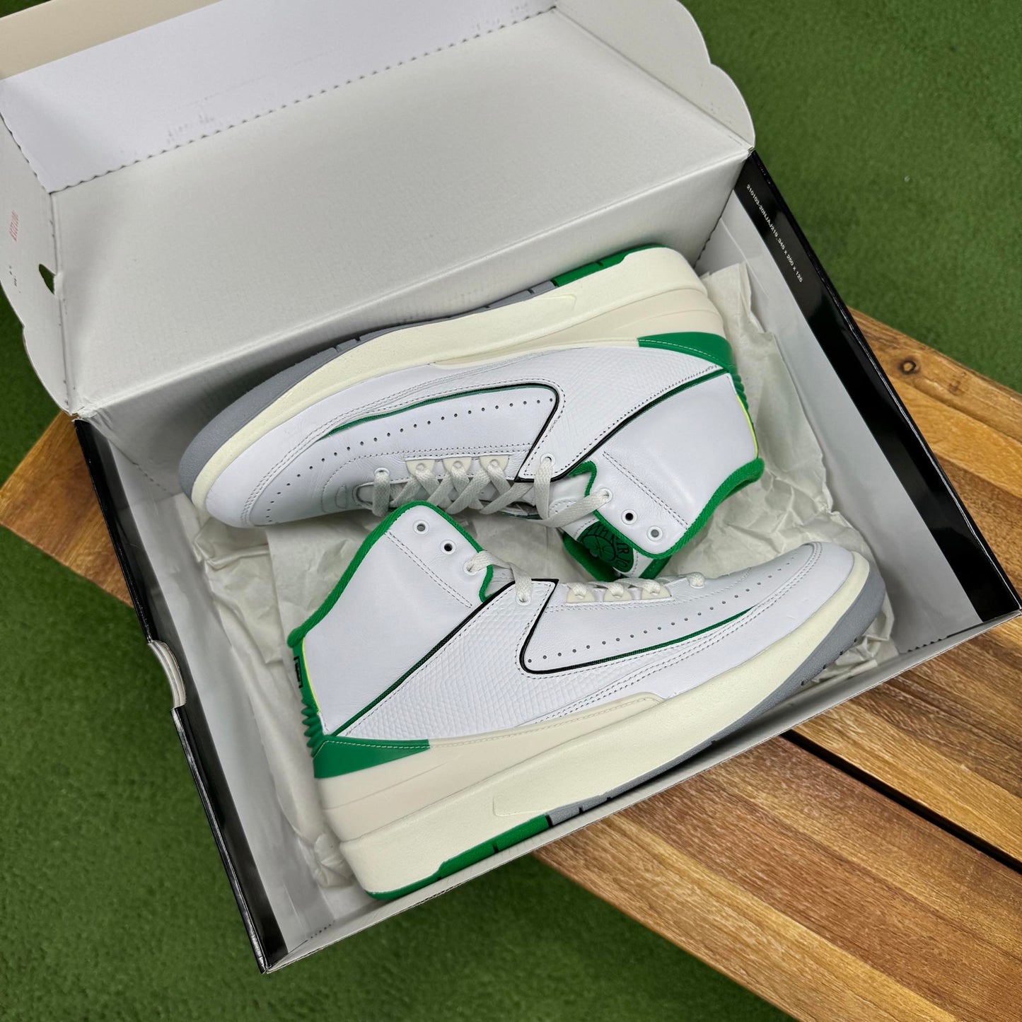 Jordan 2 Lucky Green (Worn)