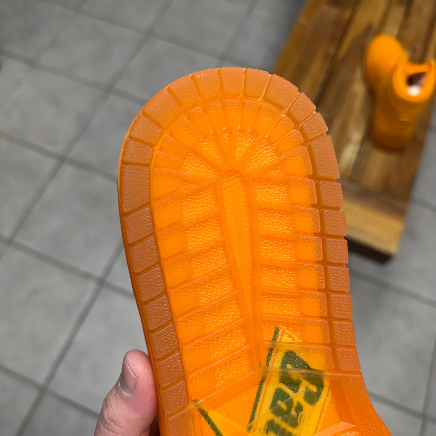 Jordan 1 High OG G8RD Orange Peel (Worn)