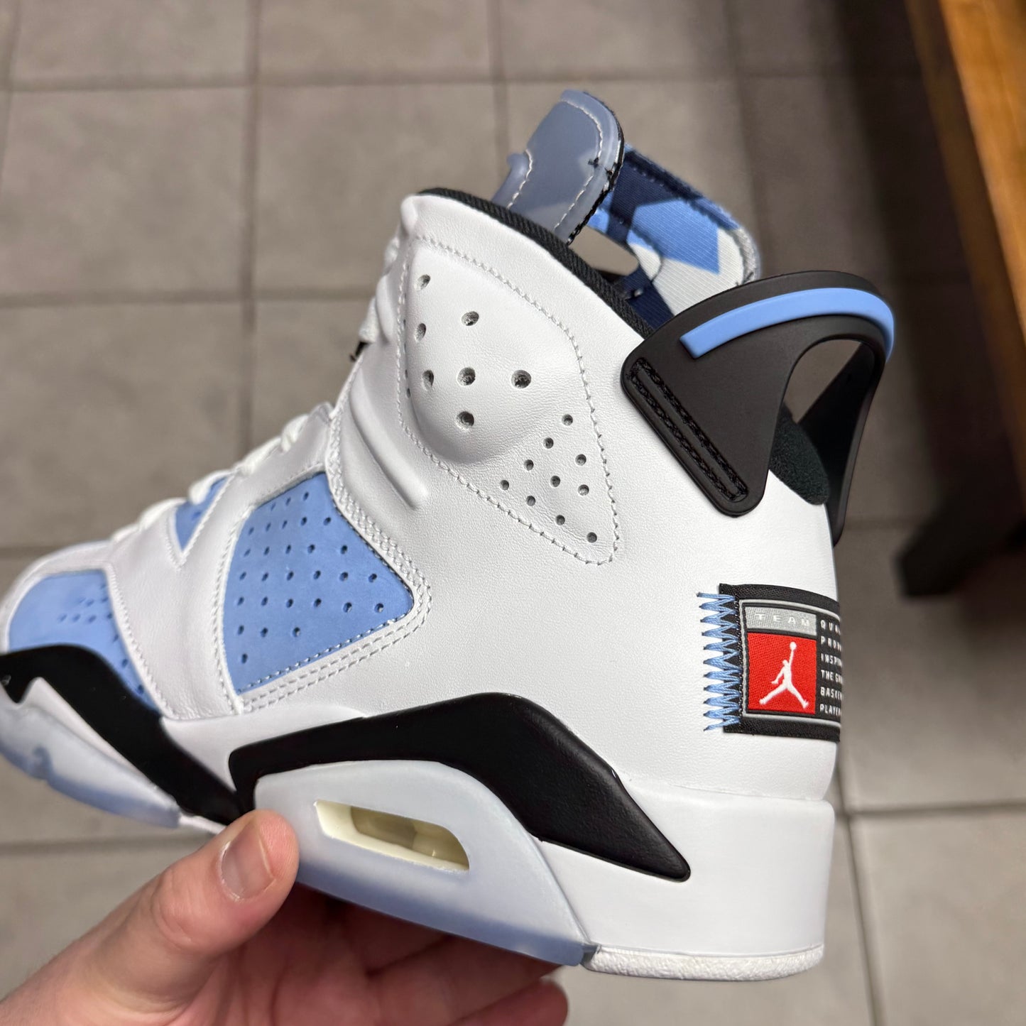 Jordan 6 UNC (Worn)