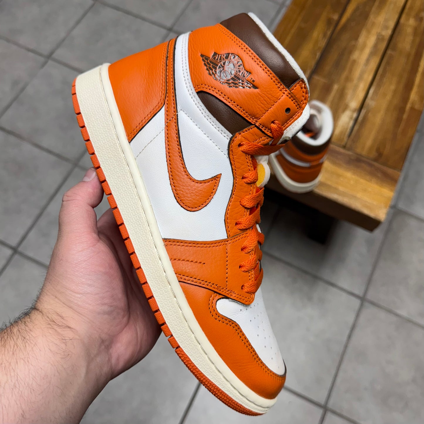 Jordan 1 Retro High OG Starfish W (Worn)