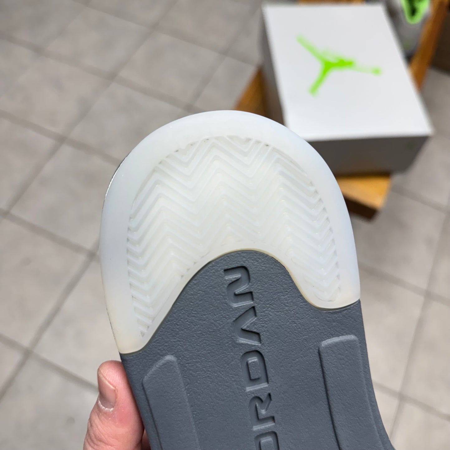 Jordan 5 Green Bean (Worn)