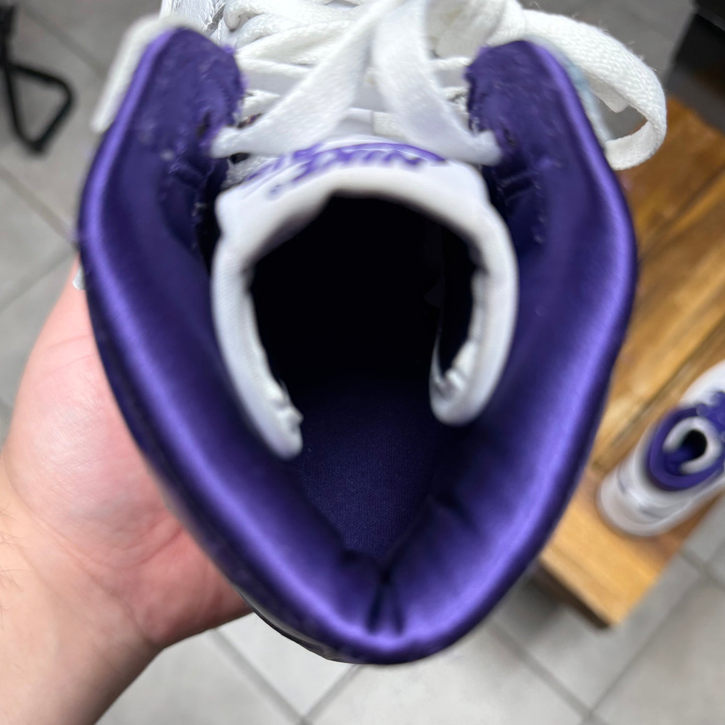 Jordan 1 High OG Court Purple W (Worn)
