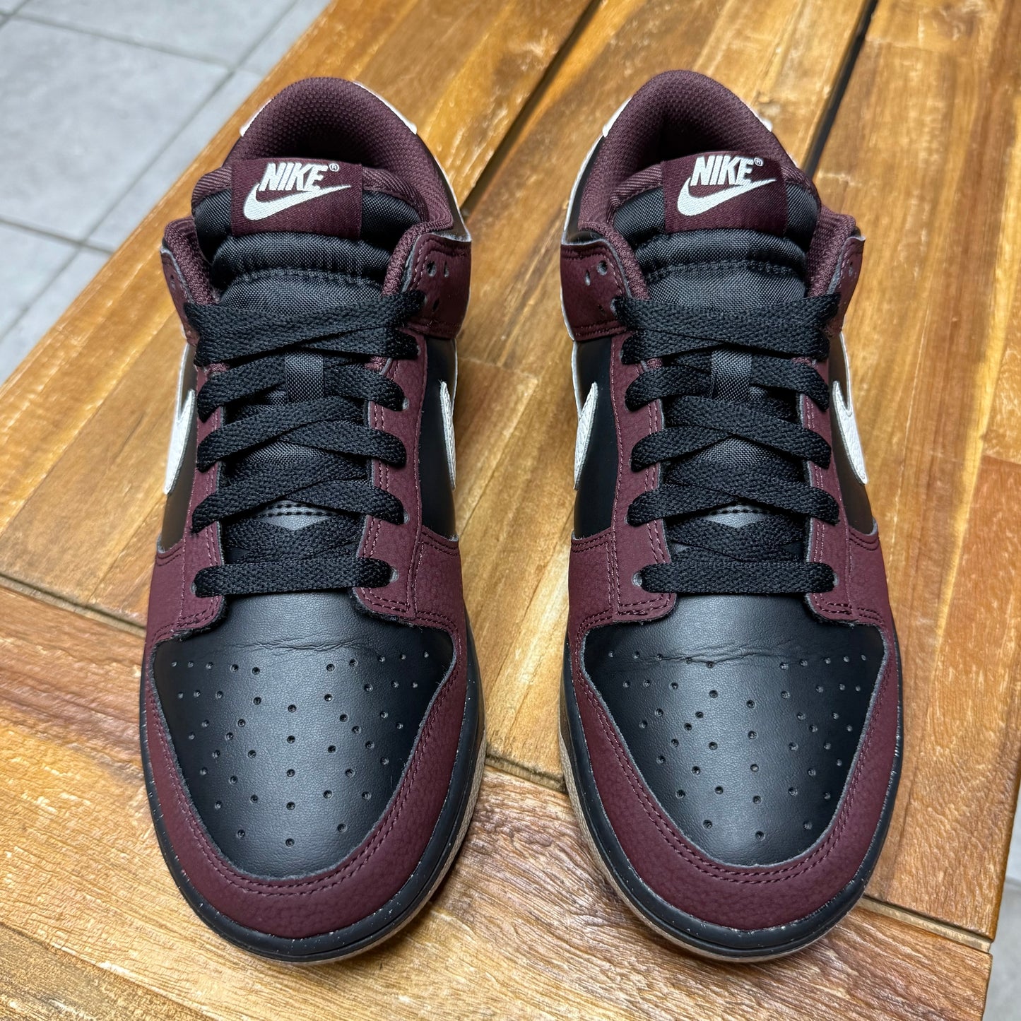 Dunk Low Next Nature ‘Burgundy Crush Black' (Worn)