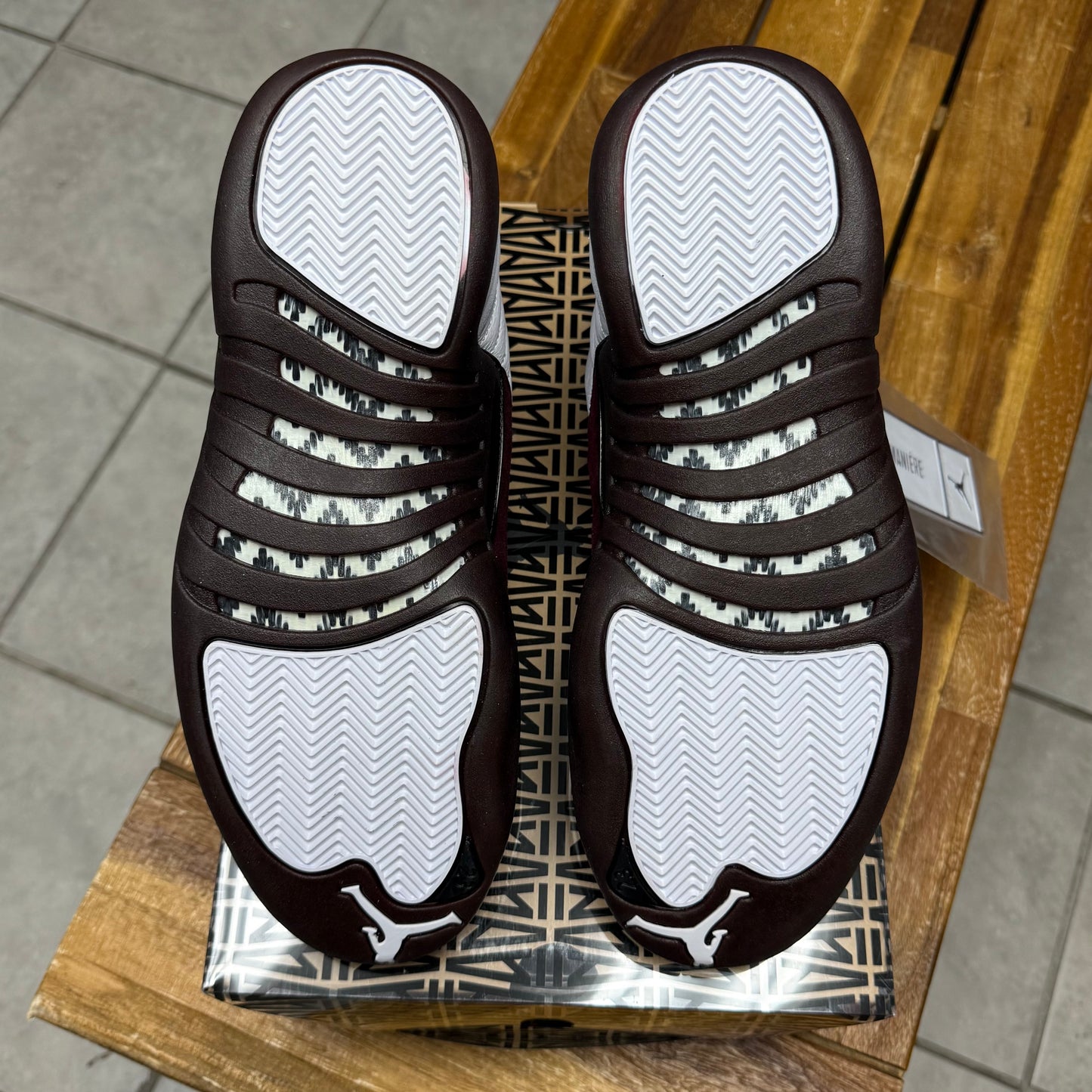 Jordan 12 SP x A Ma Maniére White