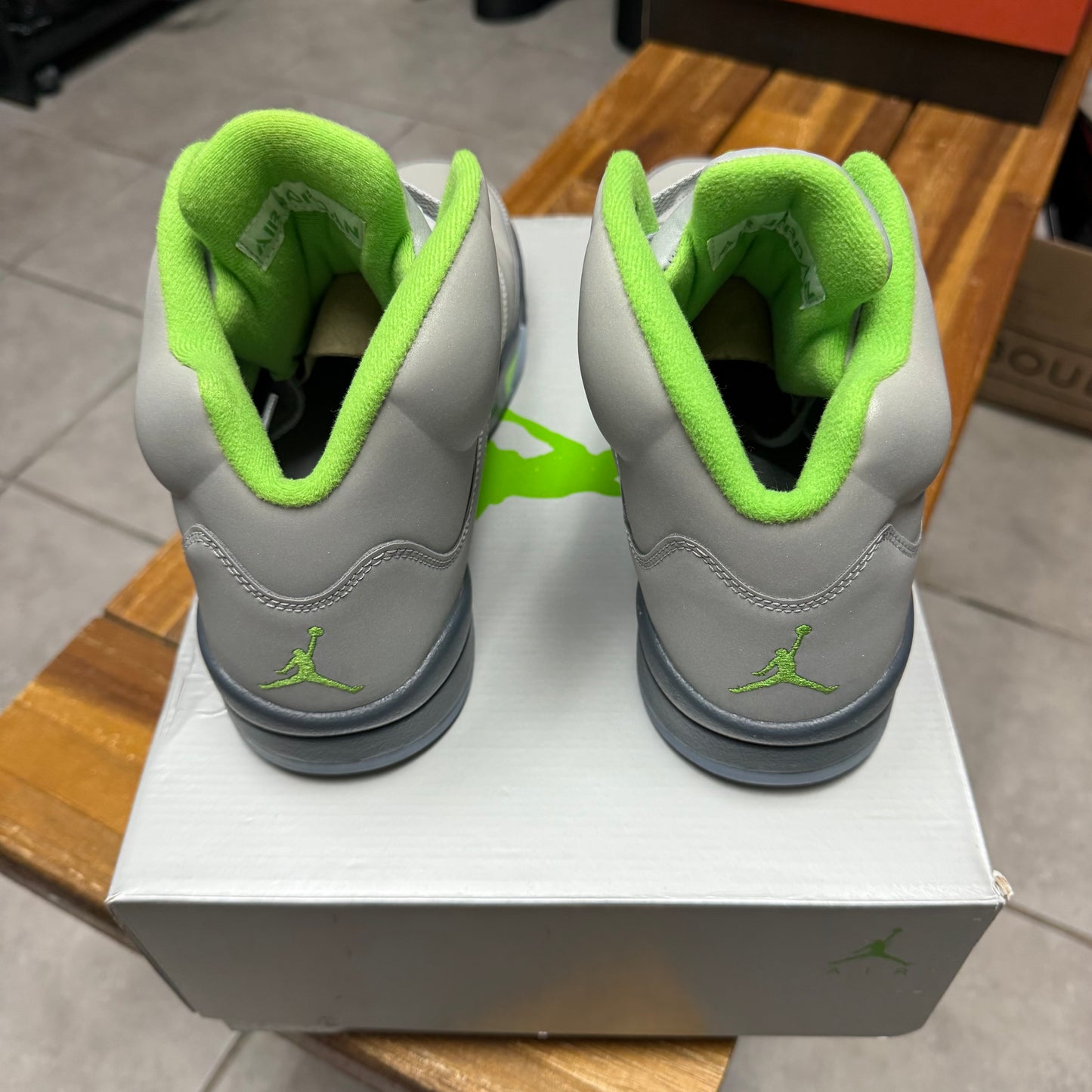 Jordan 5 Green Bean (Worn)