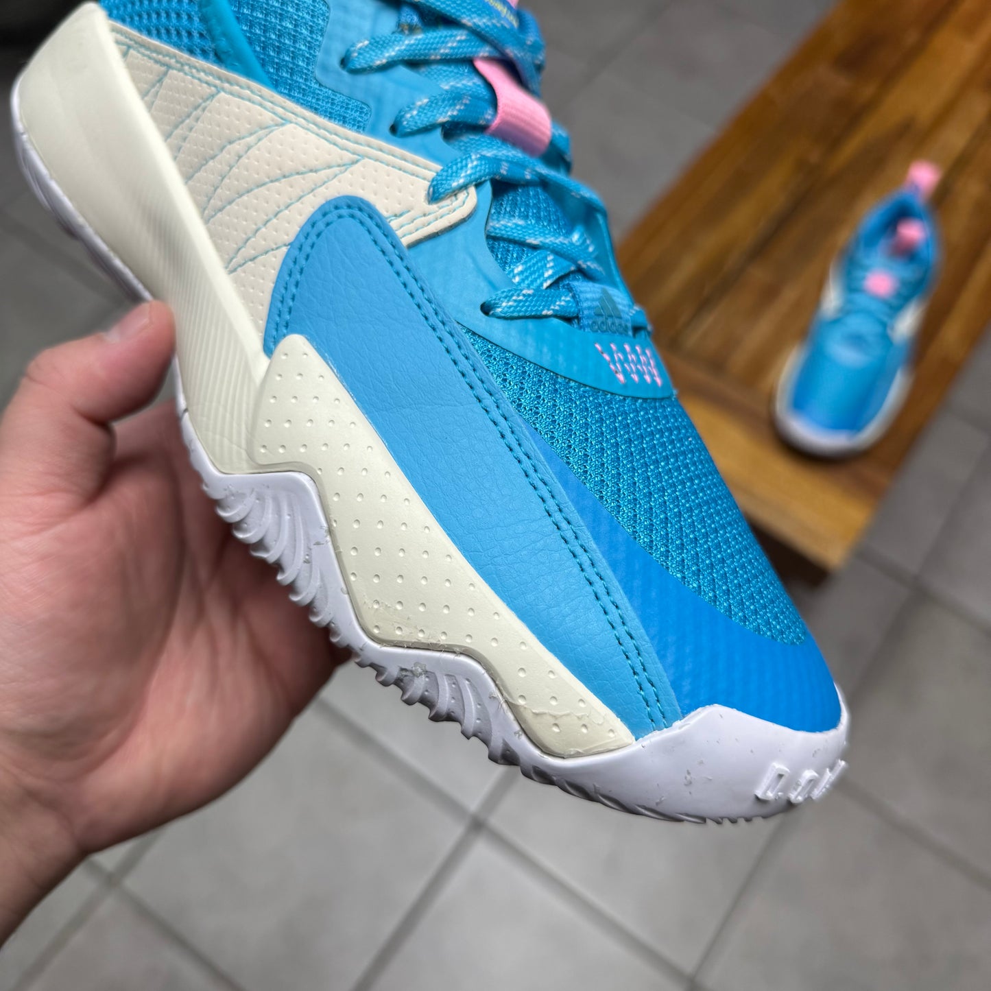 adidas Dame Certified EXTPLY 2.0
Signal Cyan (Worn)