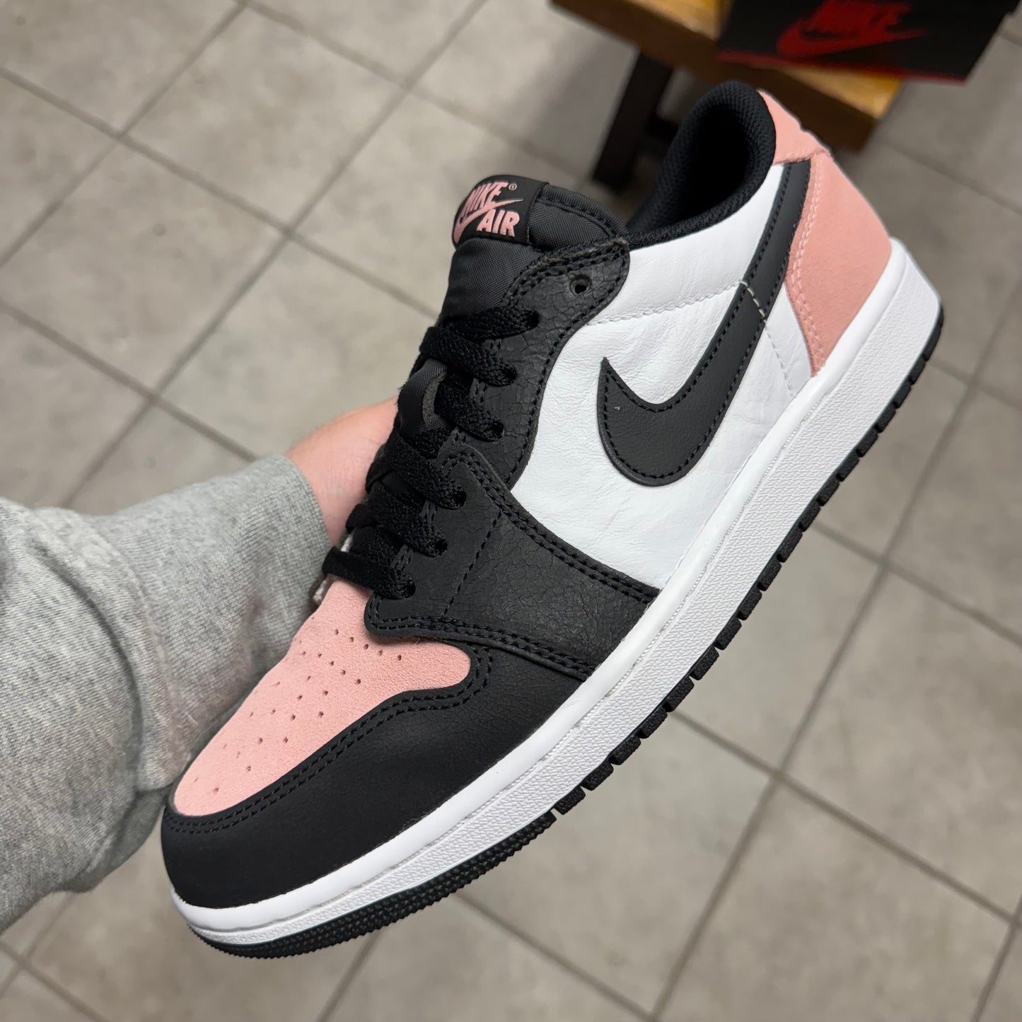 Jordan 1 Low OG Bleached Coral (Worn)