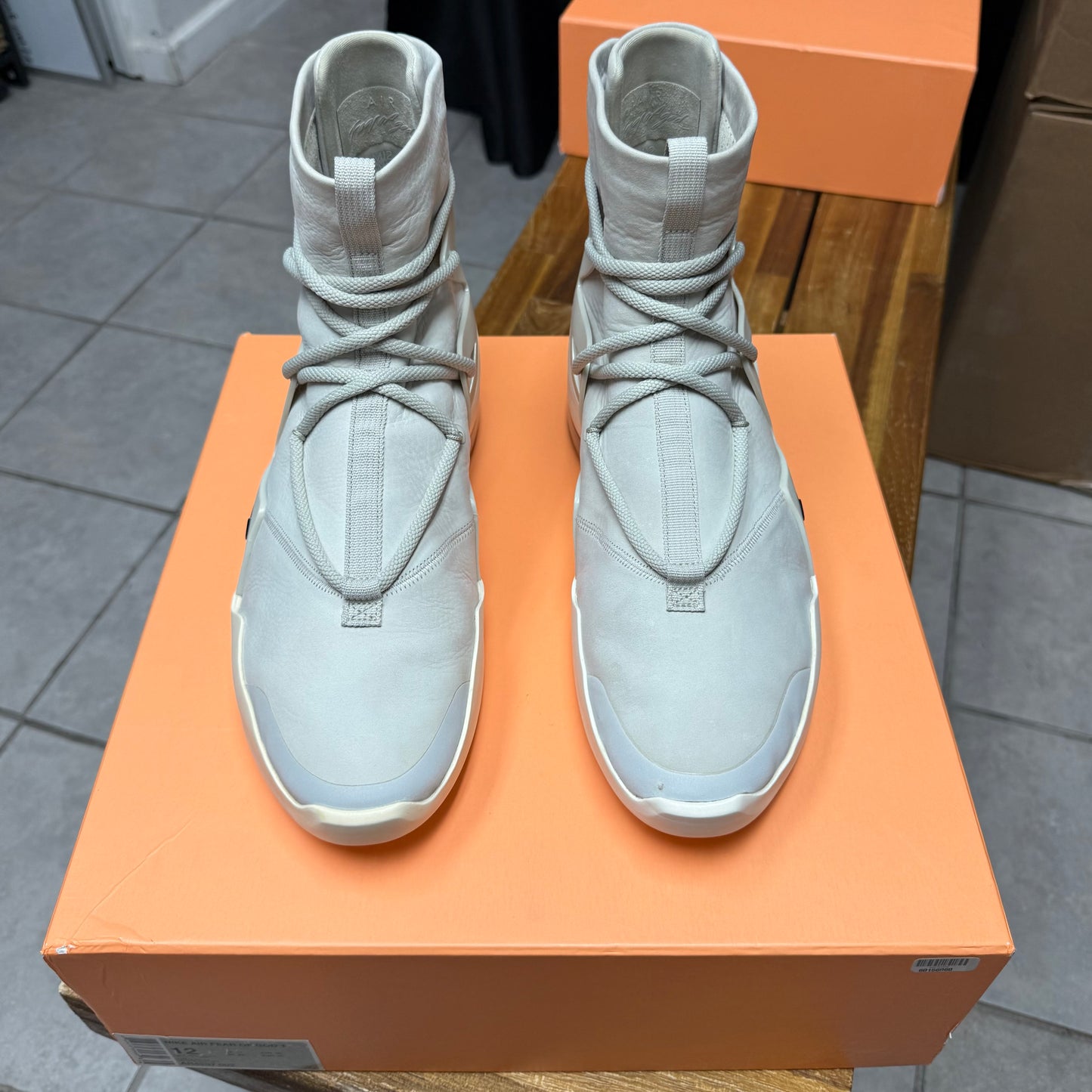 Nike Air Fear Of God 1 Light Bone (Worn)