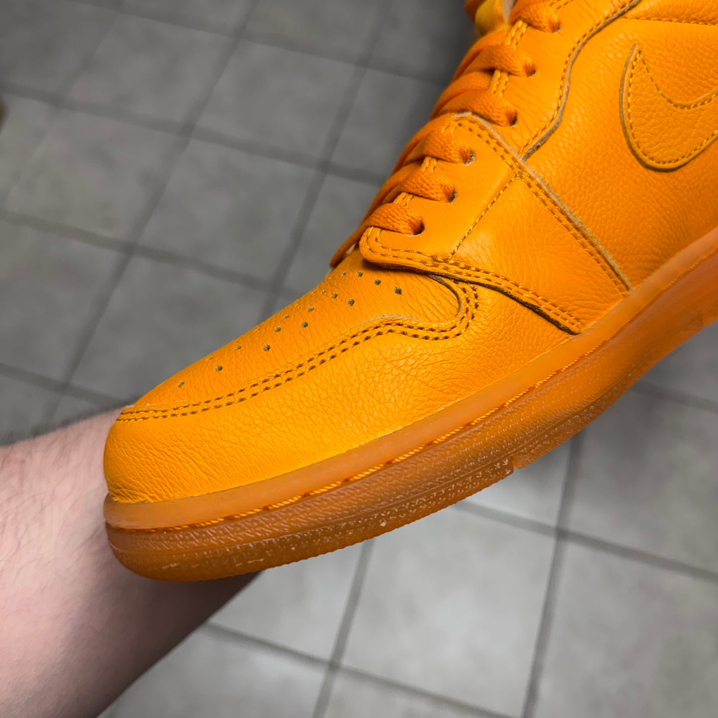 Jordan 1 High OG G8RD Orange Peel (Worn)