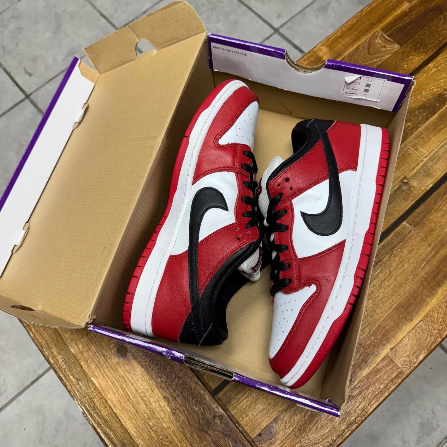 SB Dunk Low J-Pack Chicago (Worn)