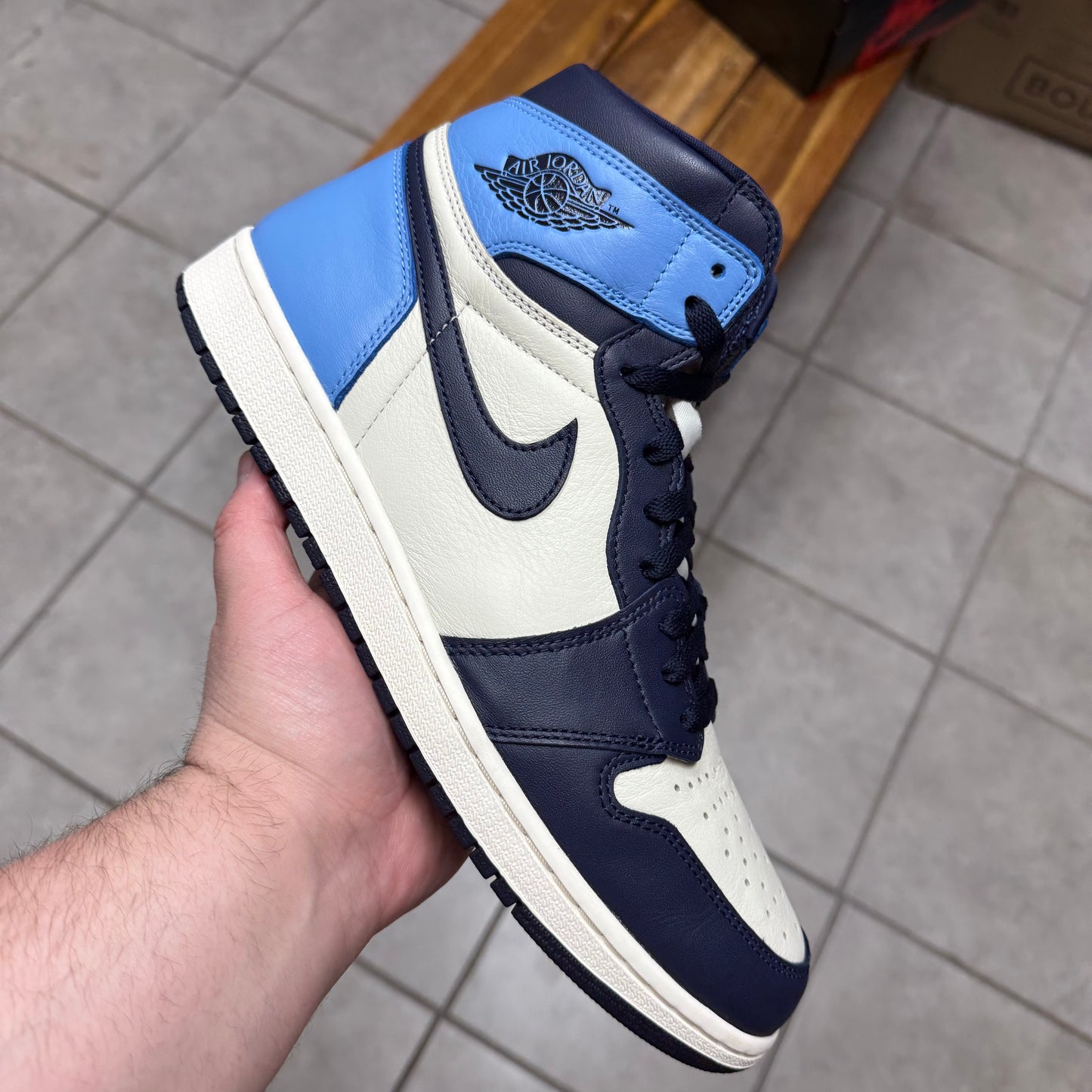 Jordan 1 High OG Obsidian (Worn)