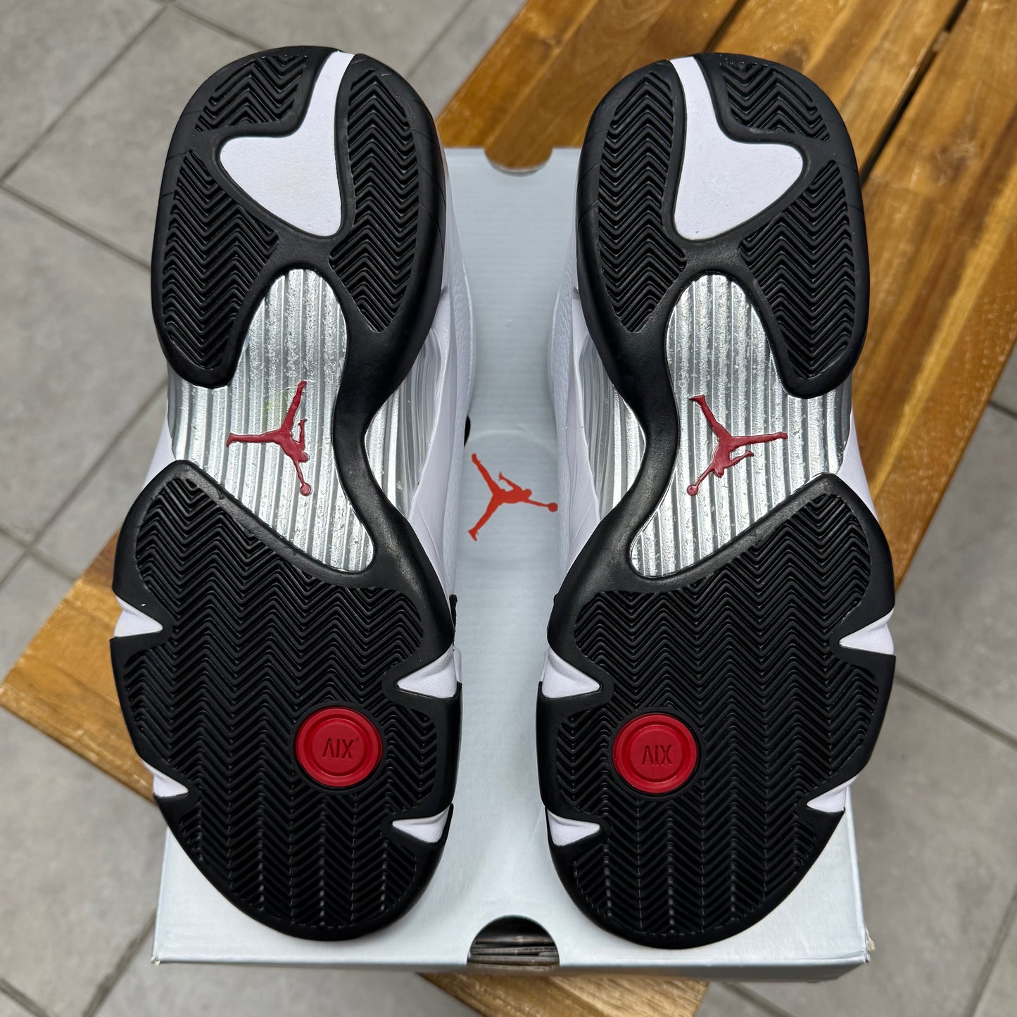 Jordan 14 Black Toe (Worn)