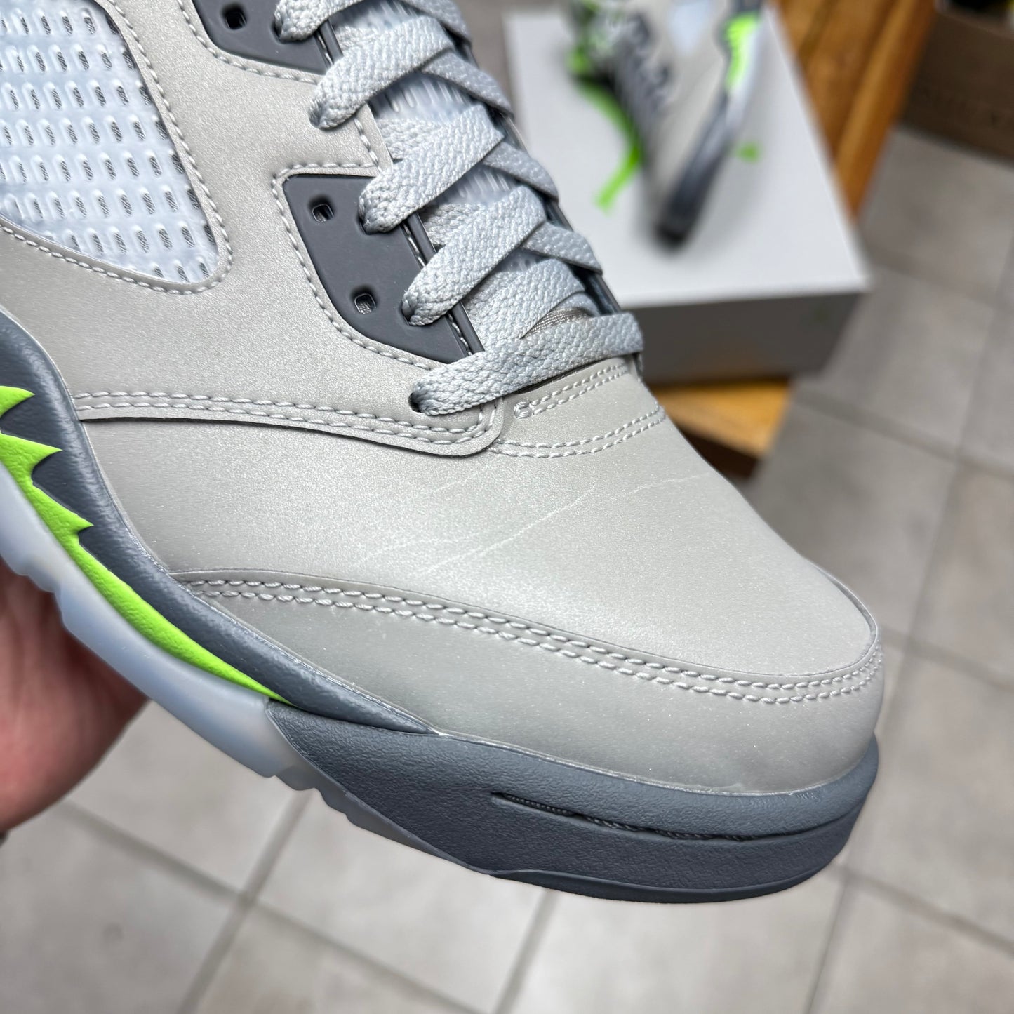 Jordan 5 Green Bean (Worn)