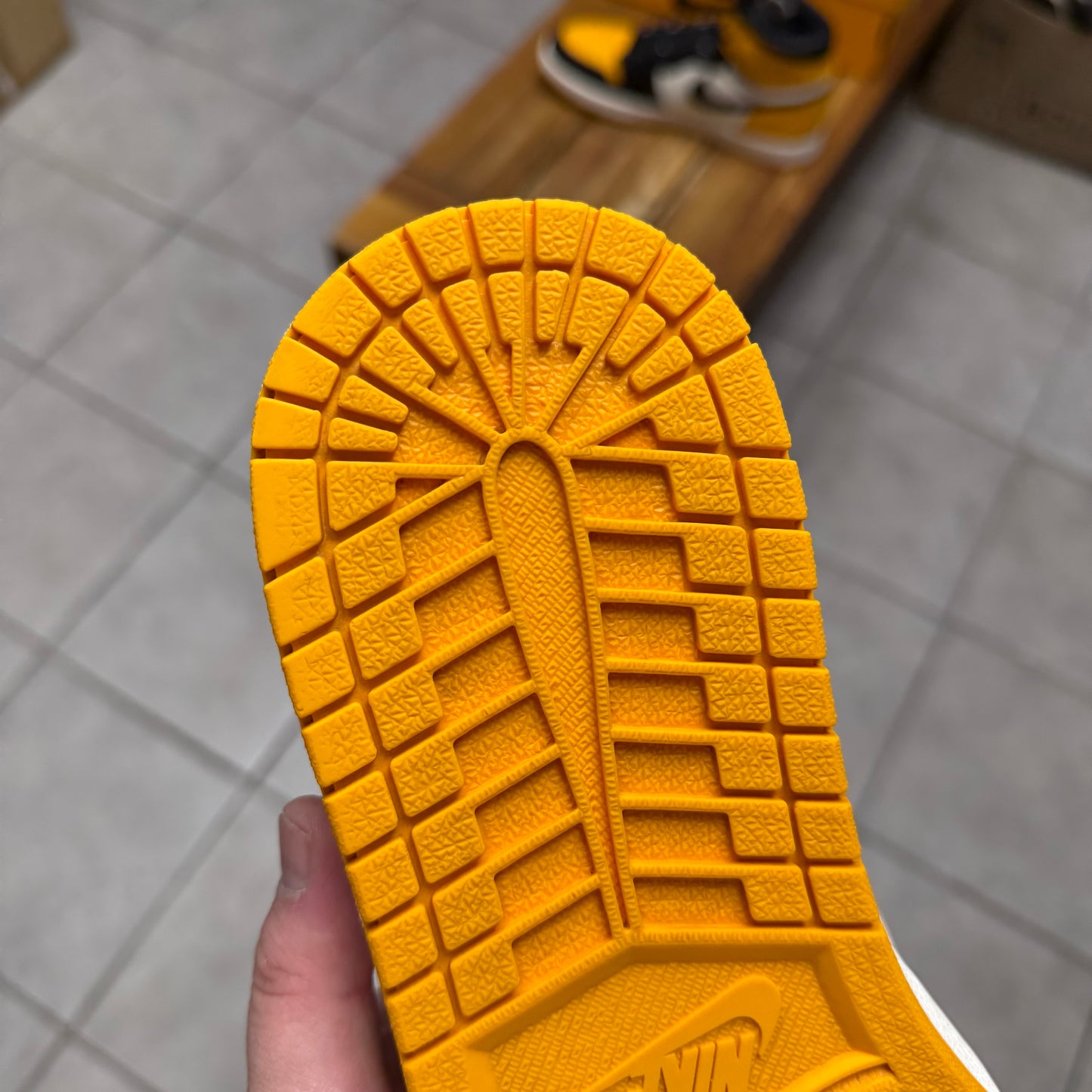 Jordan 1 High OG Yellow Toe (Worn)