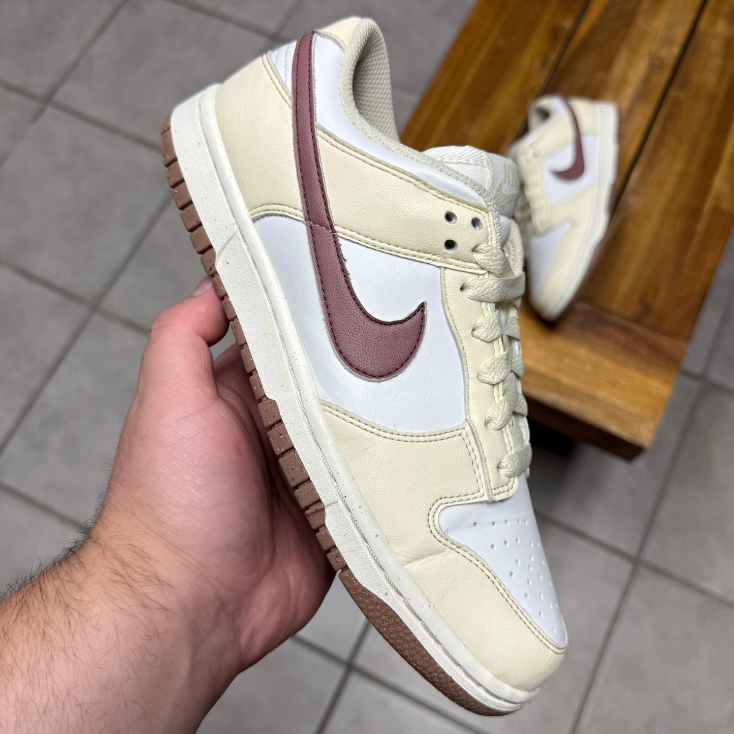 Dunk Next Nature Low Coconut Mauve W (Worn)