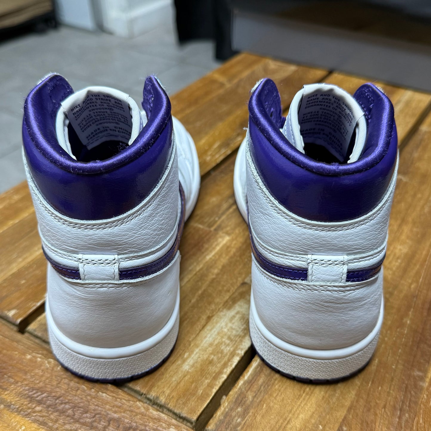 Jordan 1 High OG Court Purple W (Worn)