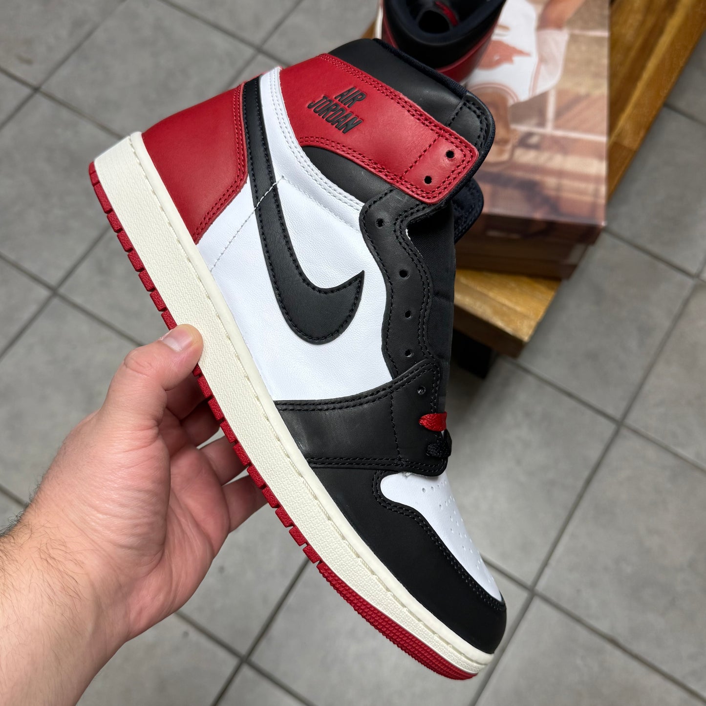 Jordan 1 High OG Black Toe Reimagined