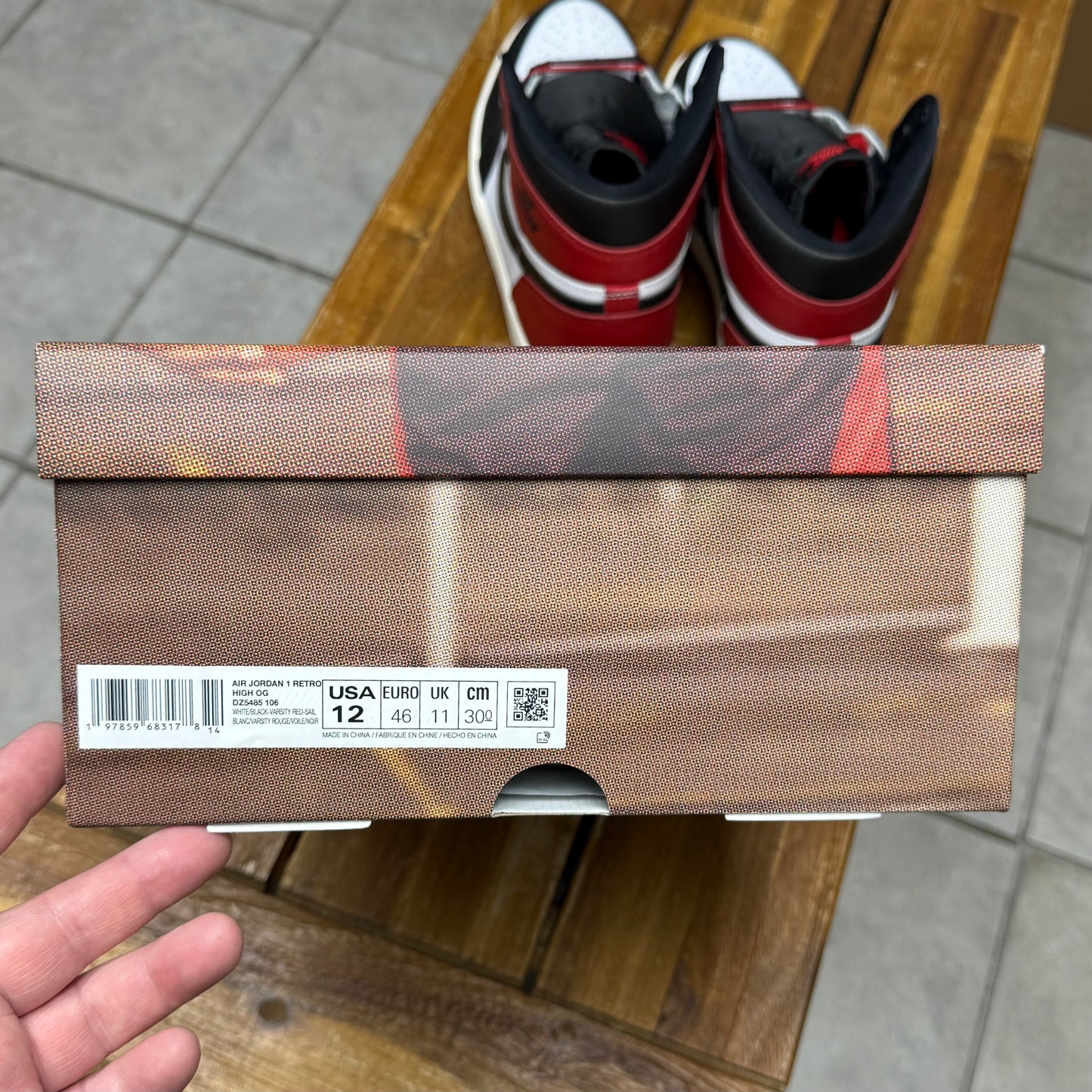 Jordan 1 High OG Black Toe Reimagined