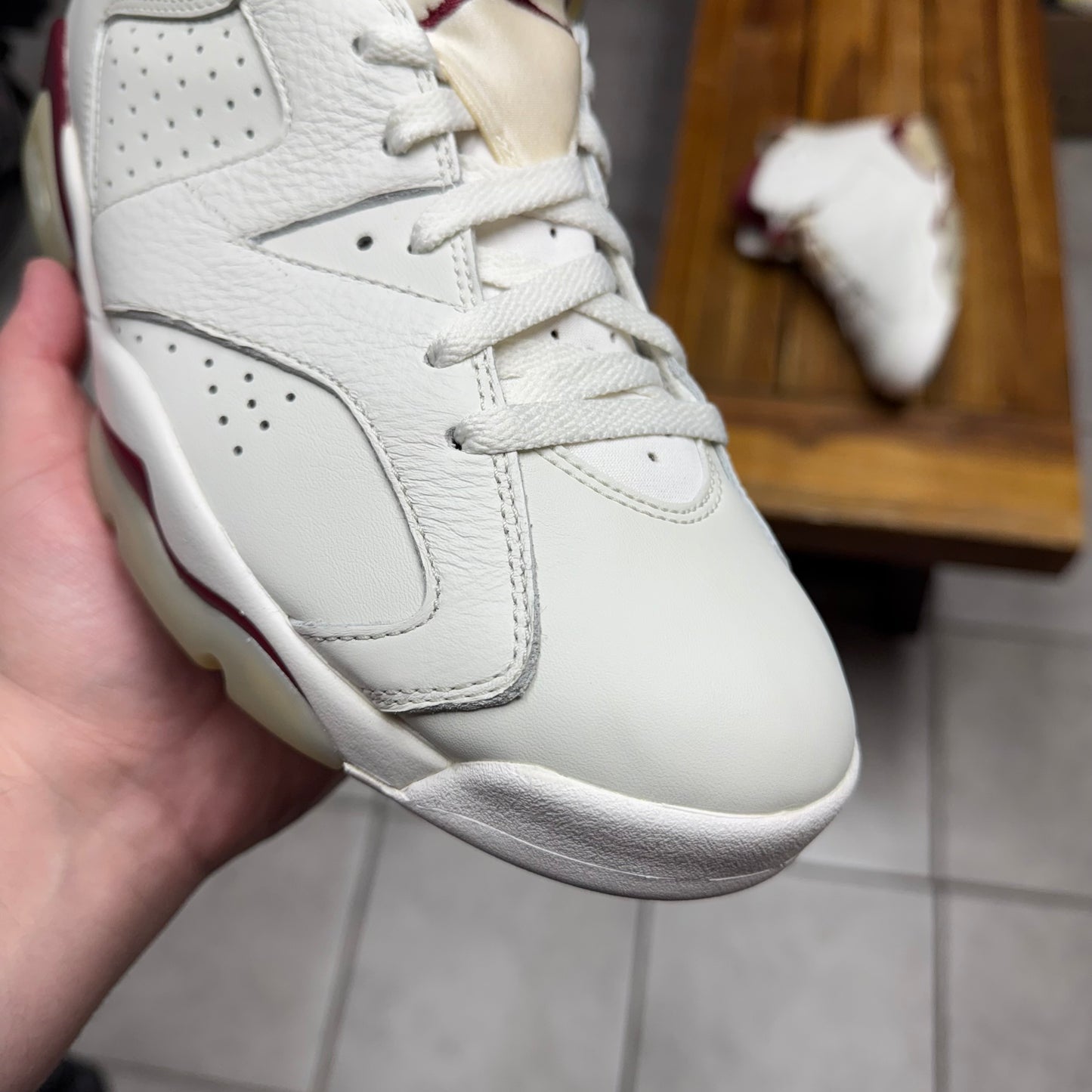 Jordan 6 Maroon 2015 (Worn)