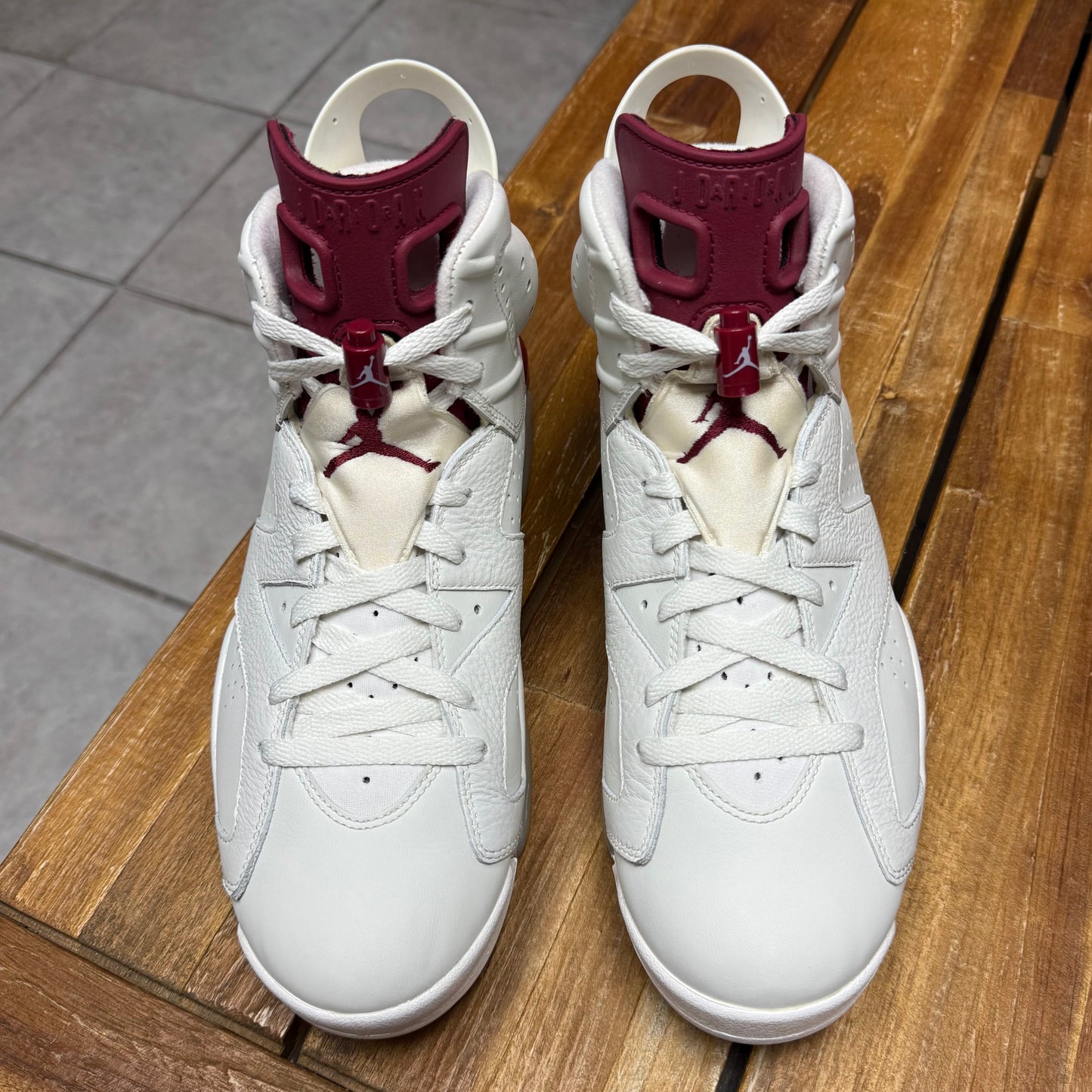 Jordan 6 Maroon 2015 (Worn)