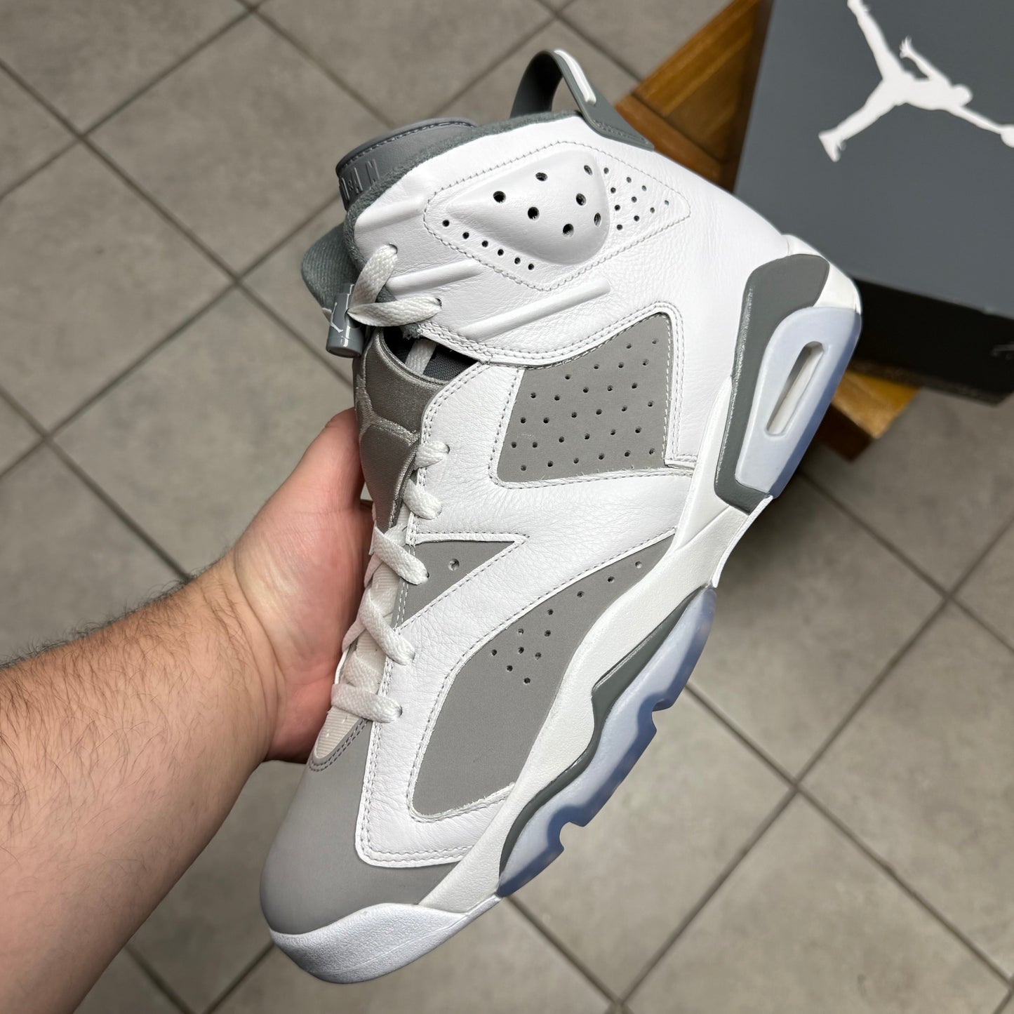 Jordan 6 Cool Grey (Worn)