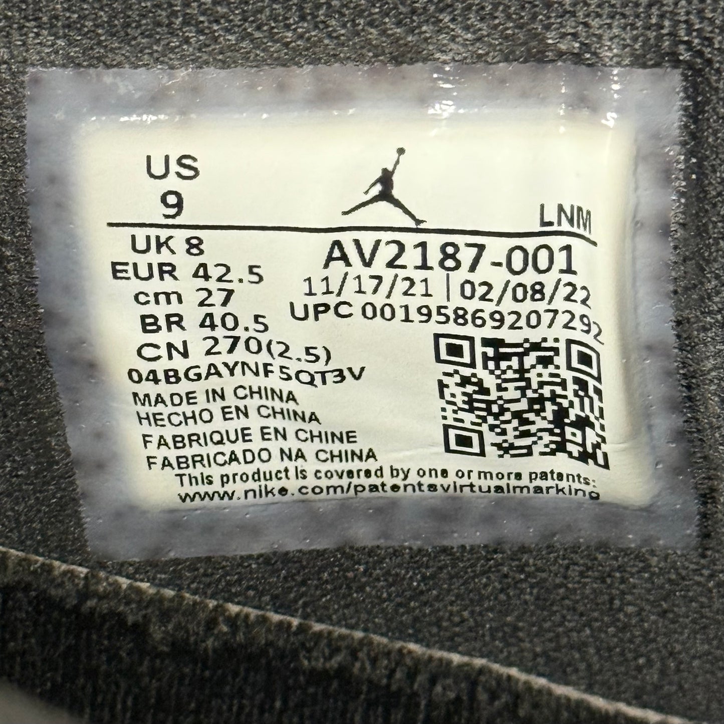 Jordan 11 Low ‘72-10’ (Worn)
