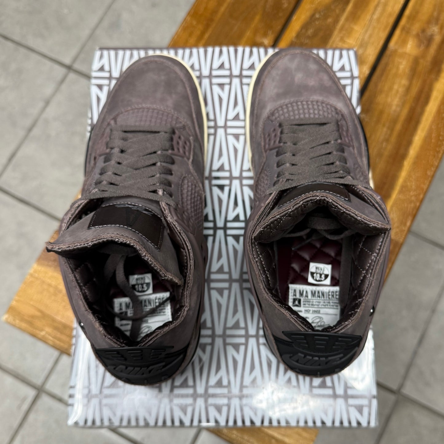 Jordan 4 x A Ma Maniére Violet Ore