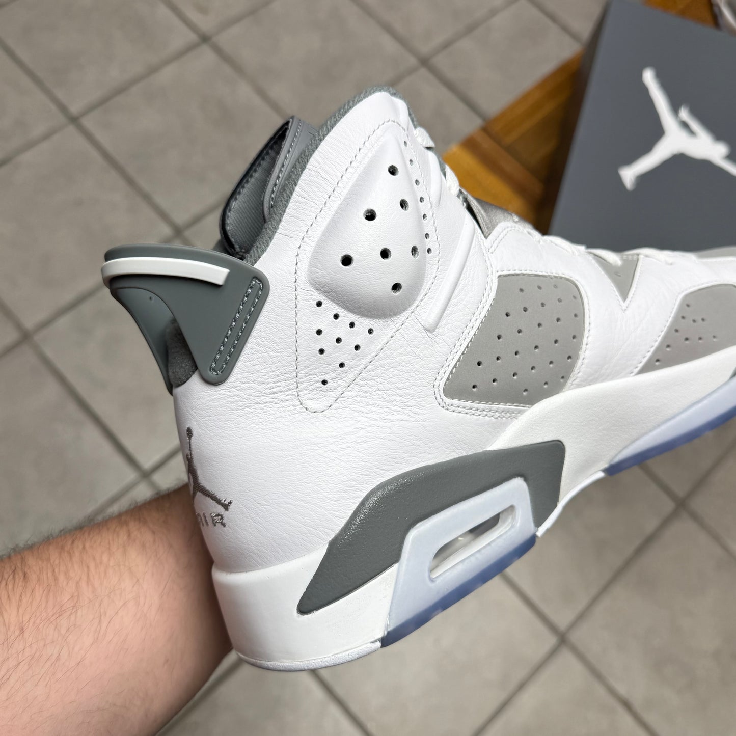 Jordan 6 Cool Grey (Worn)