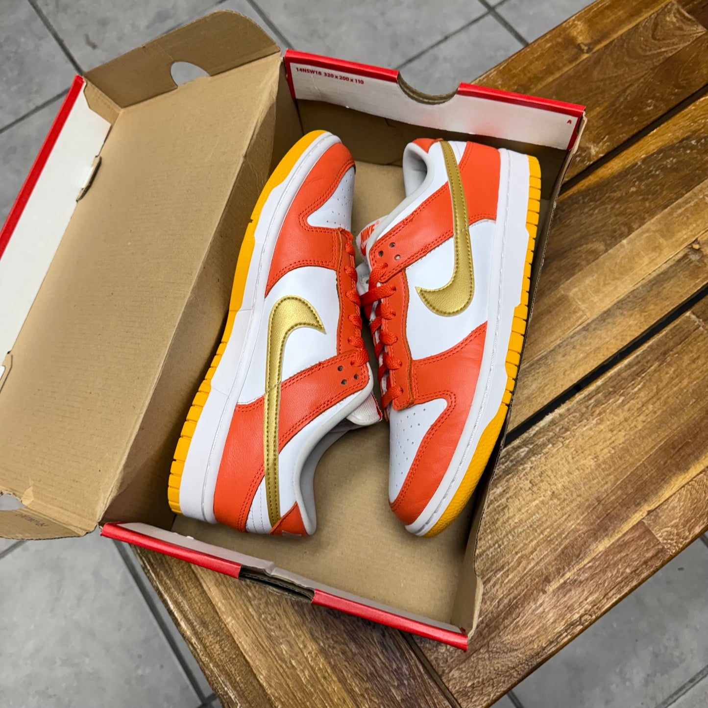 Dunk Low Orange University Gold (Worn)