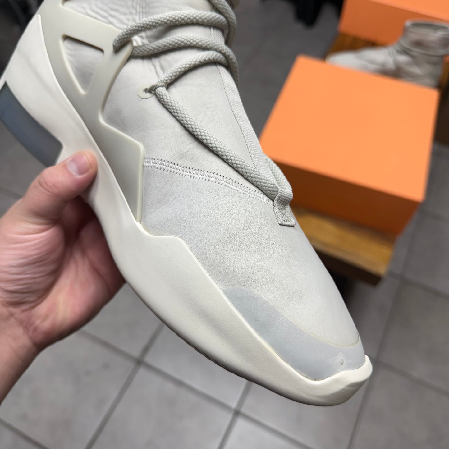 Nike Air Fear Of God 1 Light Bone (Worn)