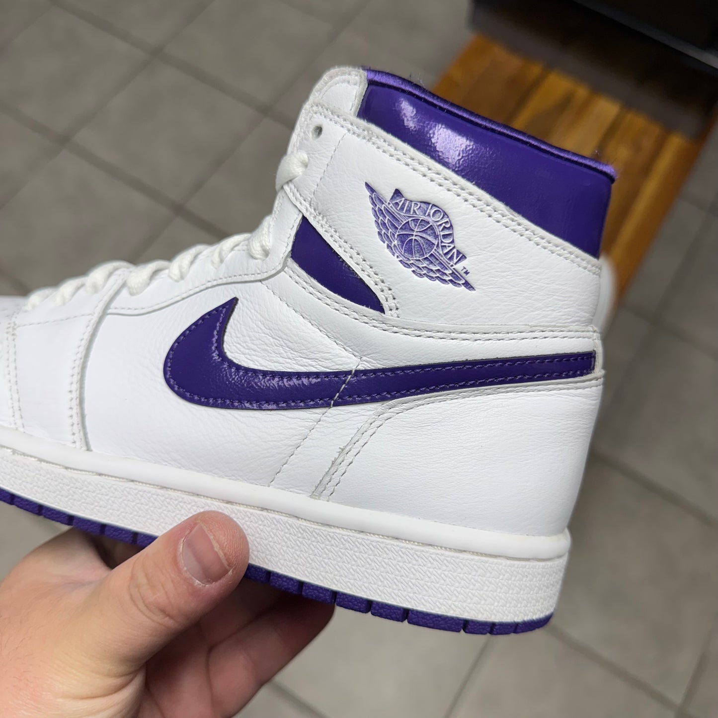 Jordan 1 High OG Court Purple W (Worn)