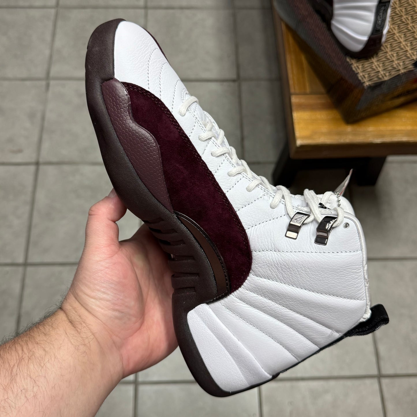 Jordan 12 SP x A Ma Maniére White