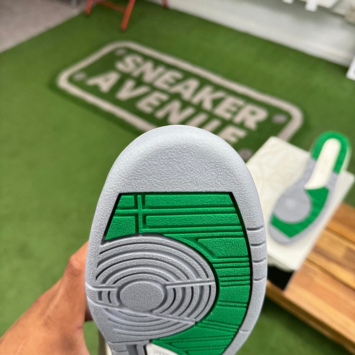 Jordan 2 Lucky Green (Worn)