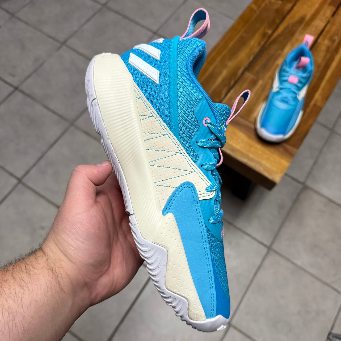 adidas Dame Certified EXTPLY 2.0
Signal Cyan (Worn)