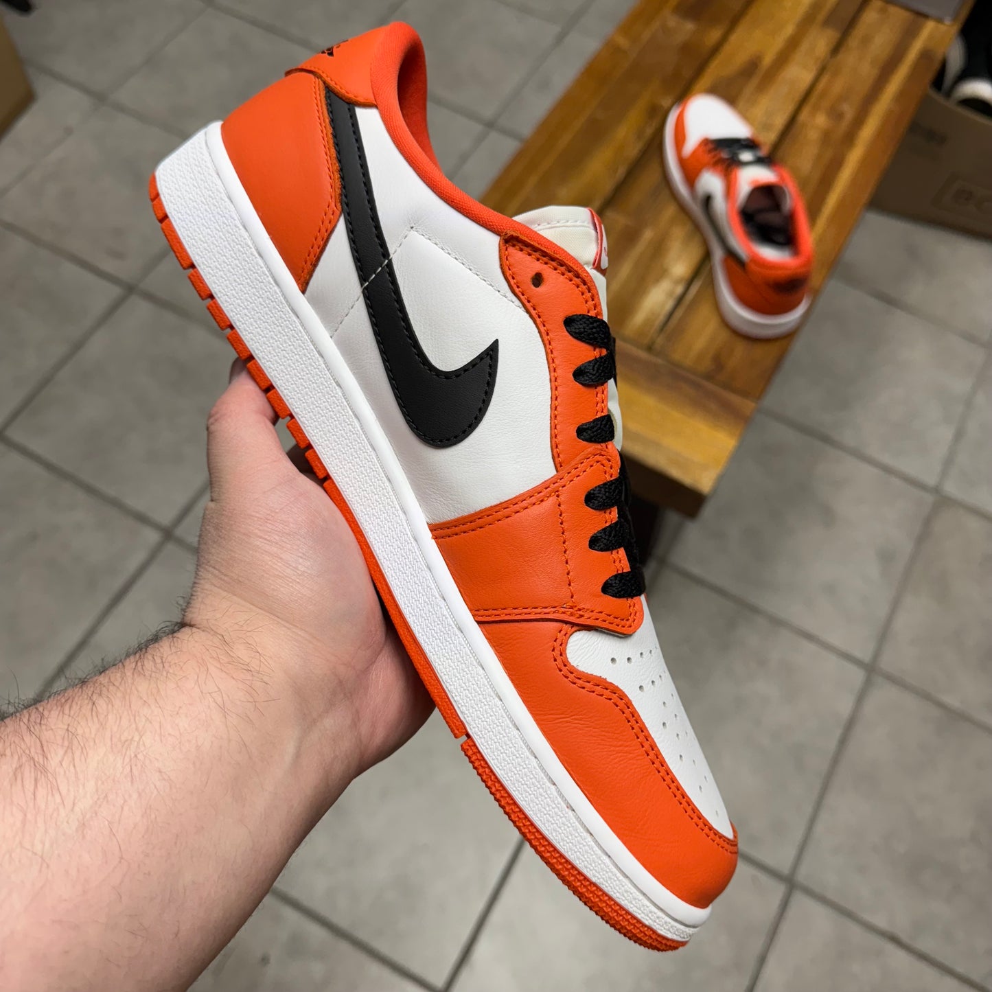 Jordan 1 Low OG Starfish (Worn)