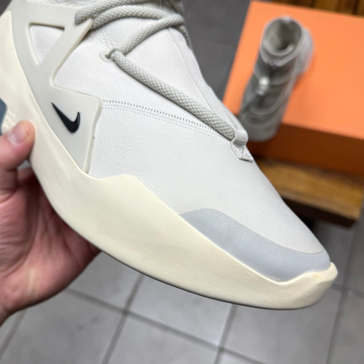 Nike Air Fear Of God 1 Light Bone (Worn)
