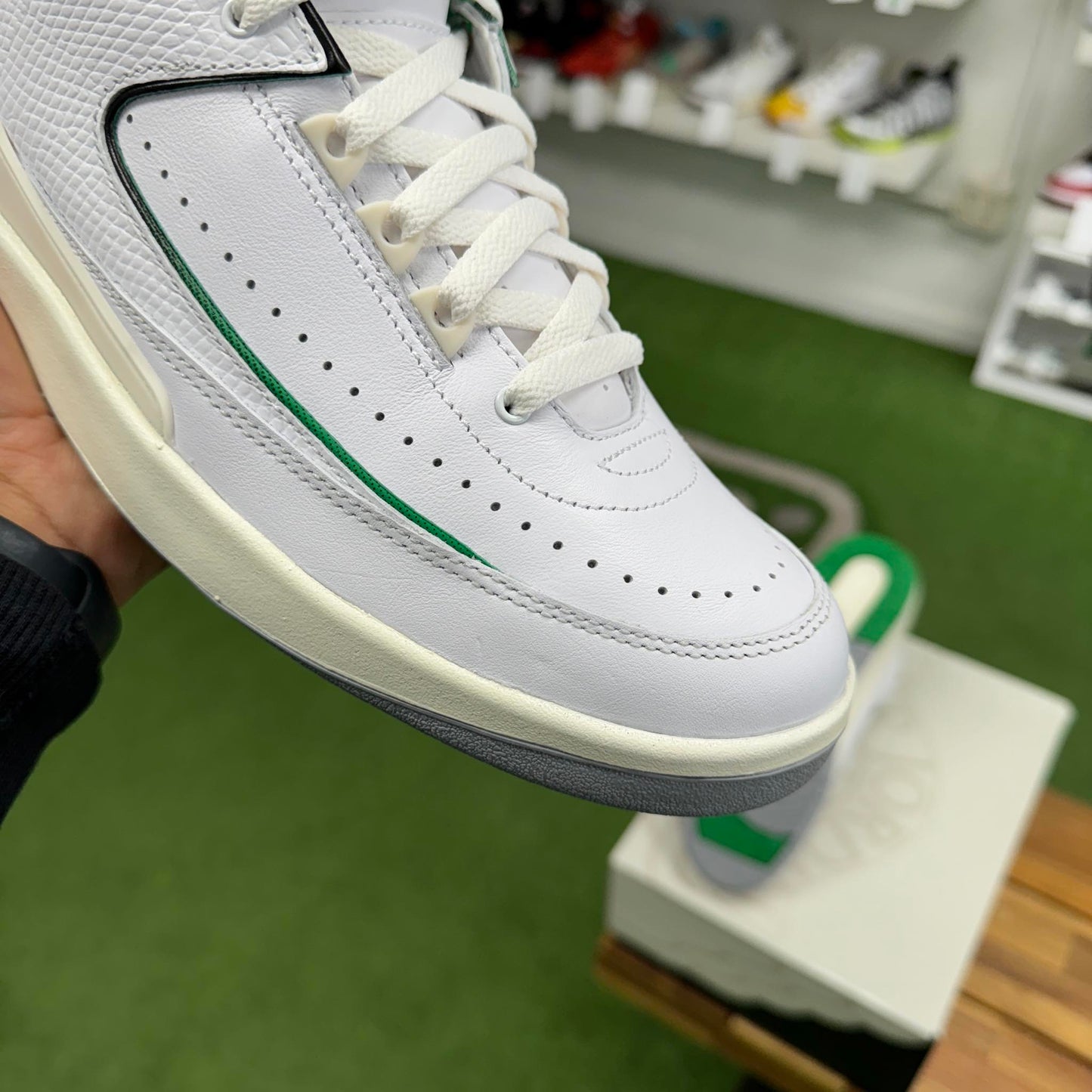 Jordan 2 Lucky Green (Worn)