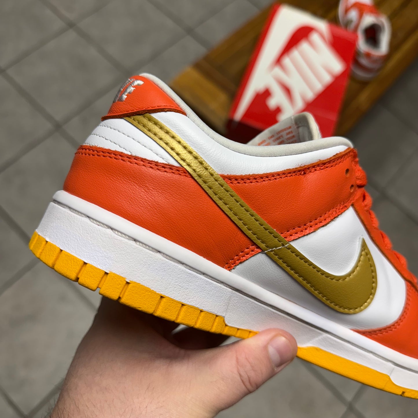 Dunk Low Orange University Gold (Worn)