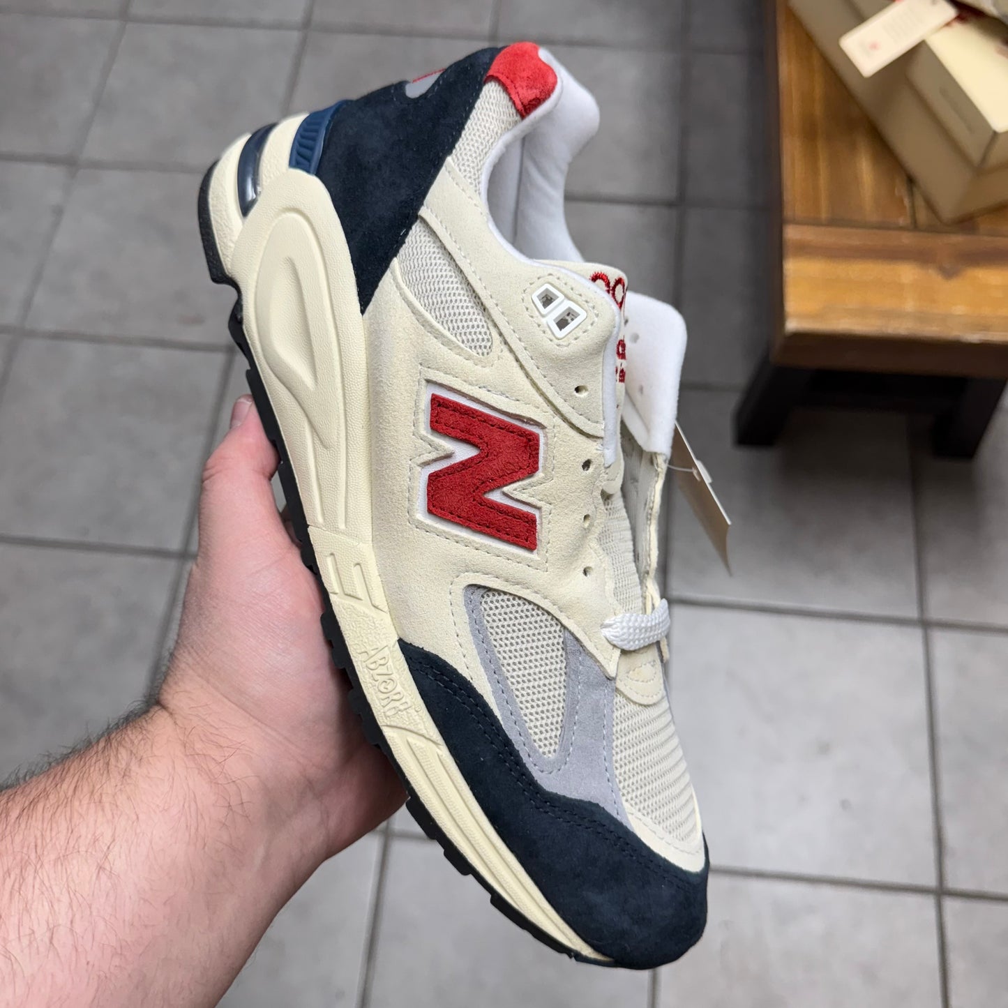 New Balance 990v2 x Teddy Santis ‘Navy Sea Salt’