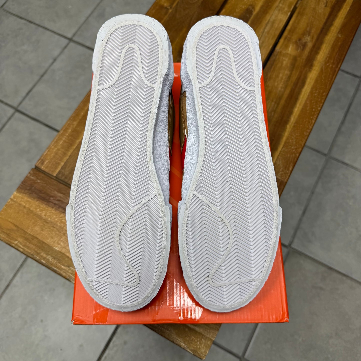 Blazer Low x sacai British Tan (Worn)