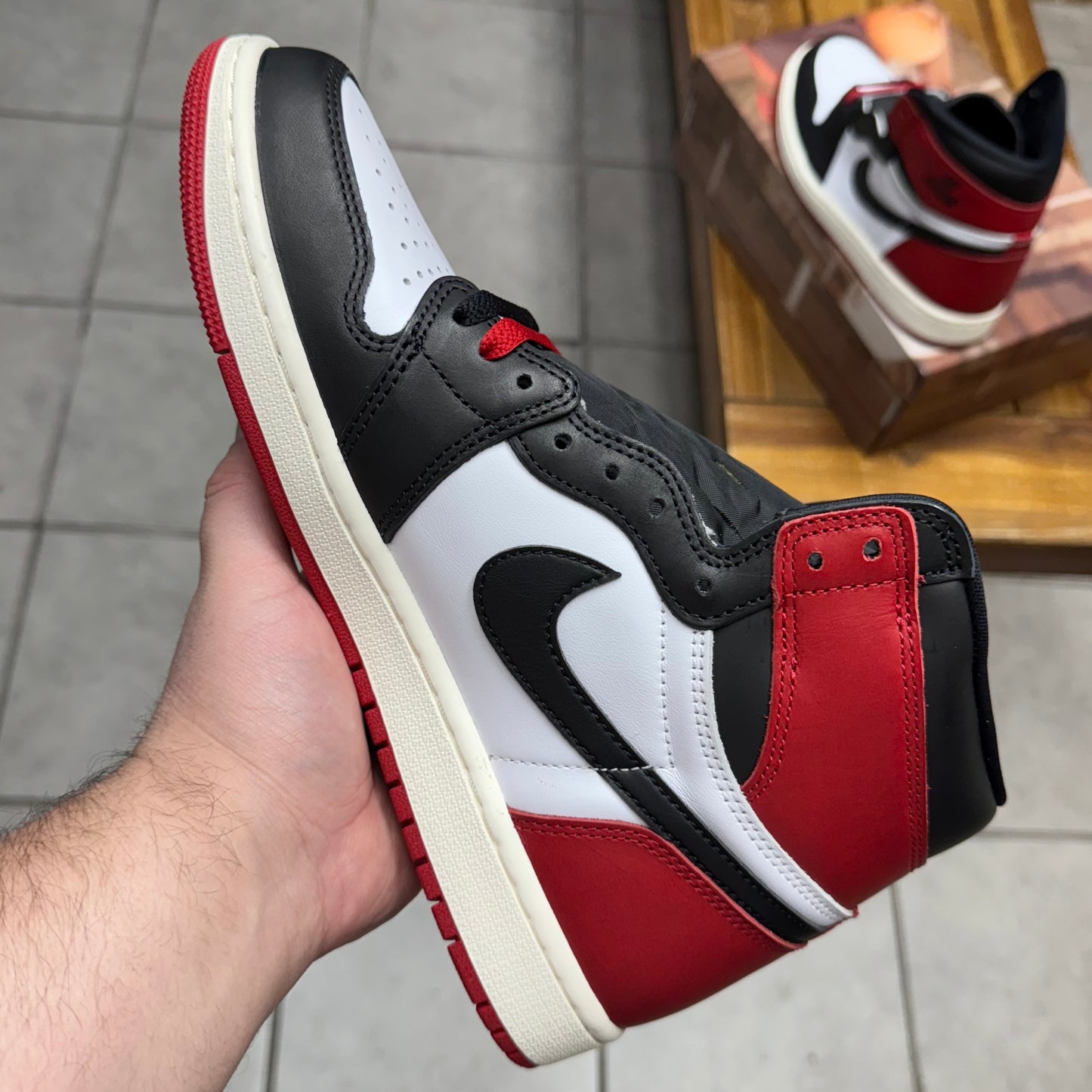 Jordan 1 High OG Black Toe Reimagined