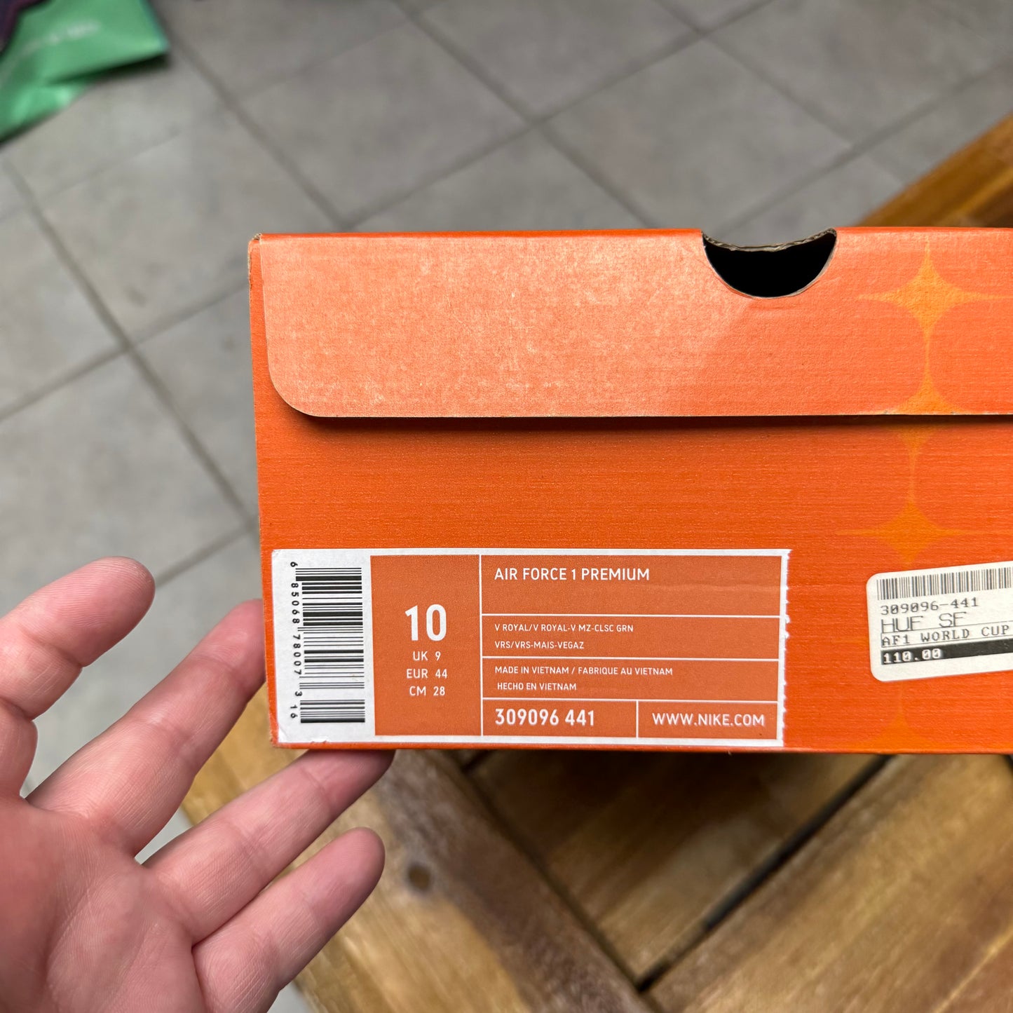 Air Force 1 Premium Brazil World Cup (Worn)