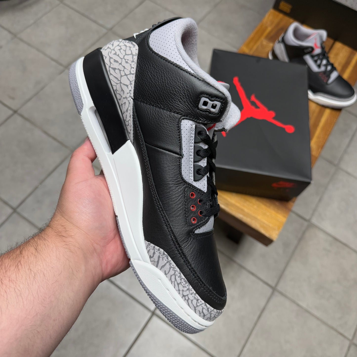 Jordan 3 Black Cement 2024