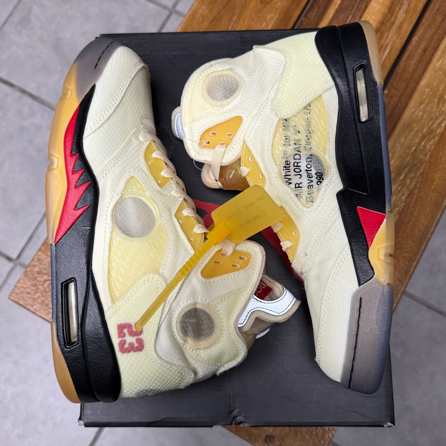 Jordan 5 x Off-White ‘Sail’