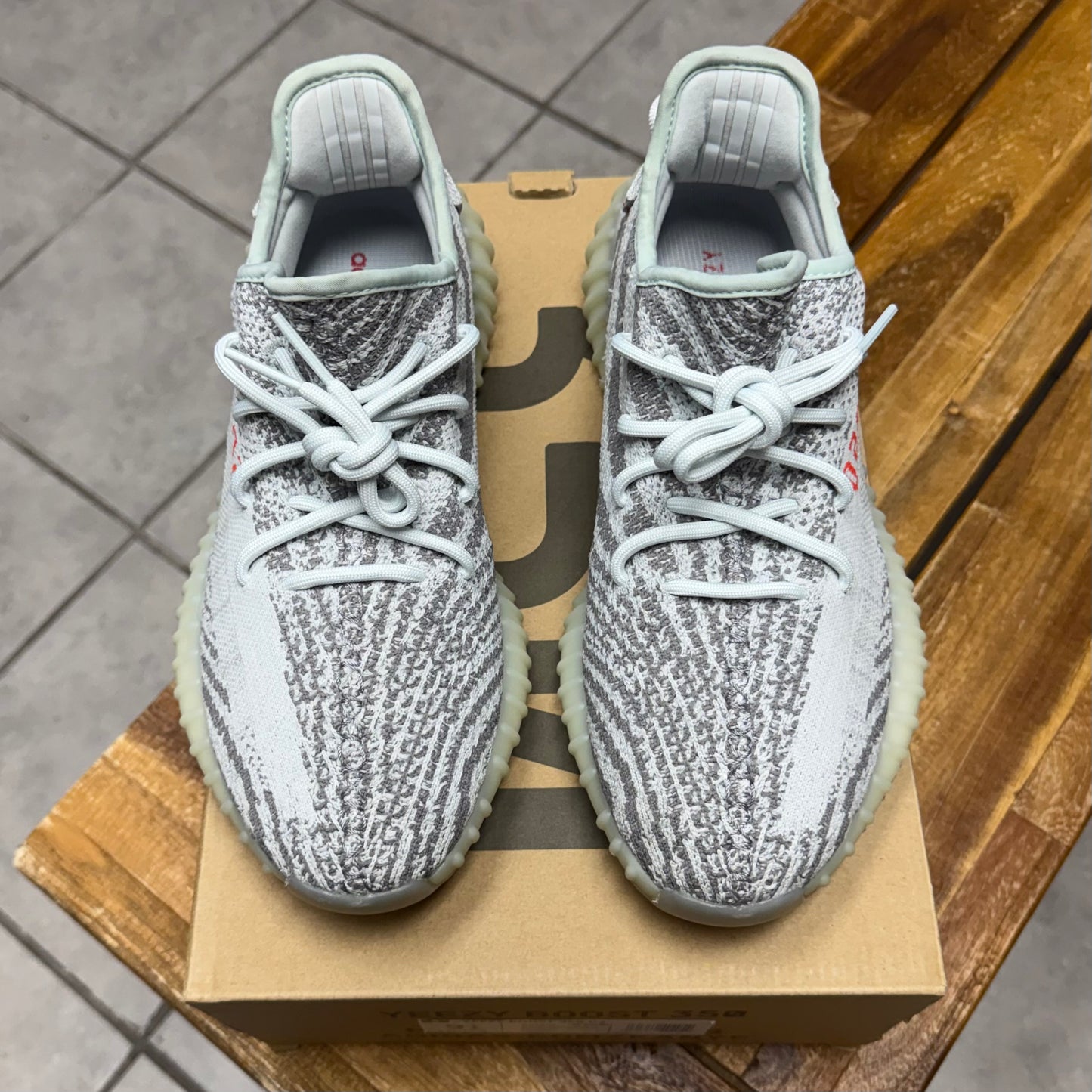 Yeezy 350 V2 Blue Tint (Worn)