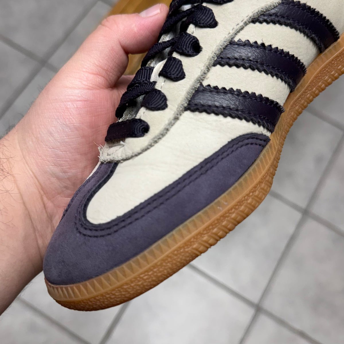 Adidas Samba OG ‘Putty Grey’ (Worn)