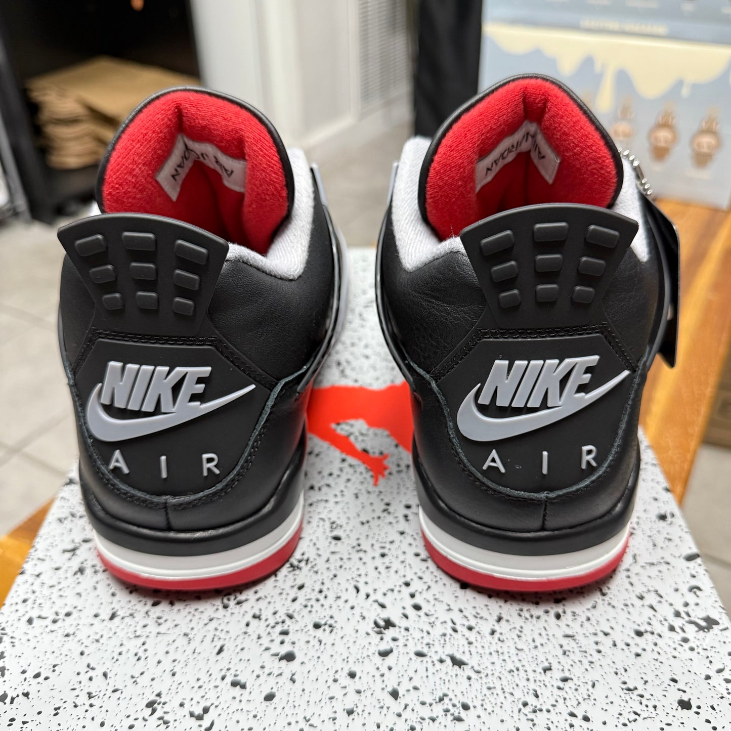 Jordan 4 Bred Reimagined (Worn)
