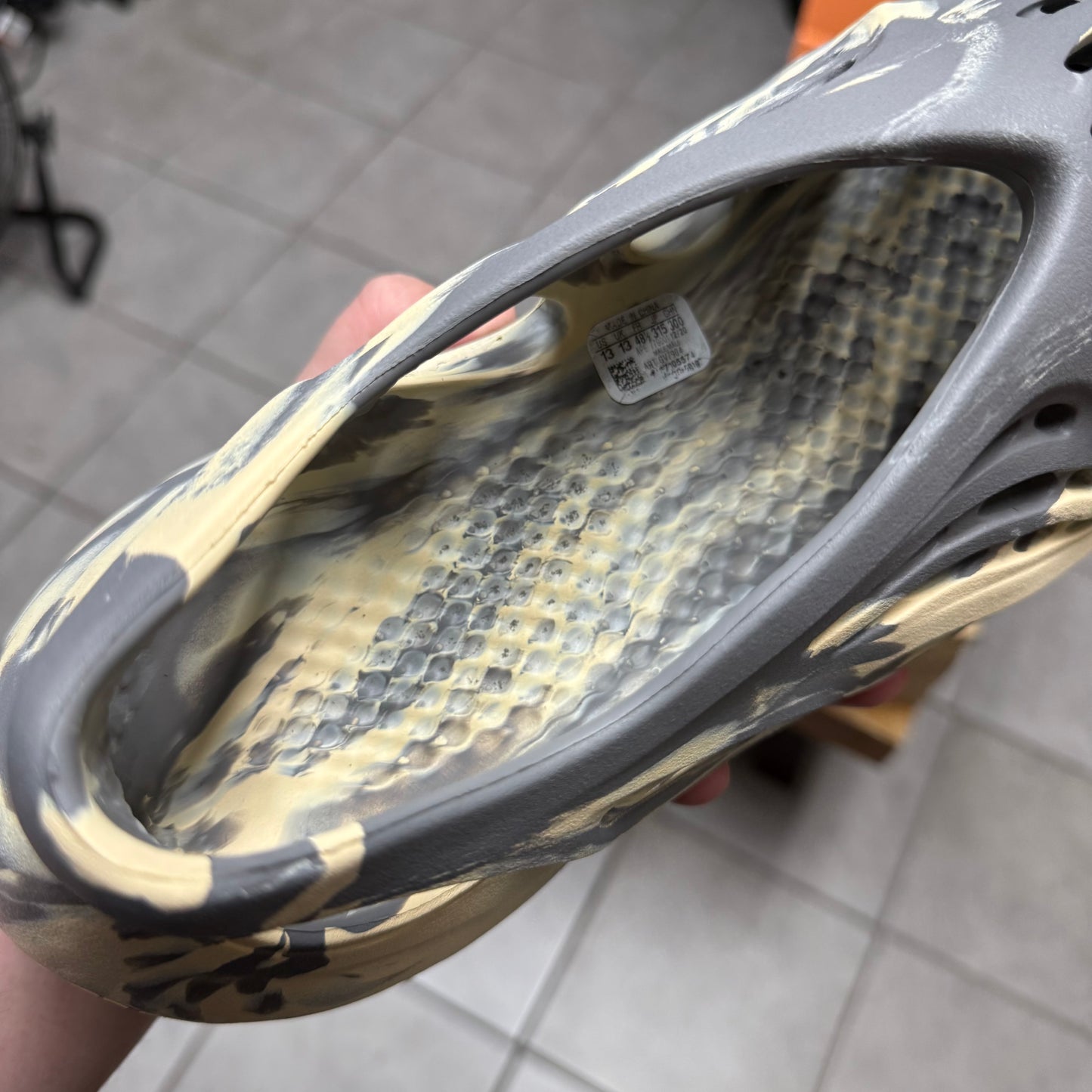 Yeezy Foam RNNR MXT Moon Gray (Worn)
