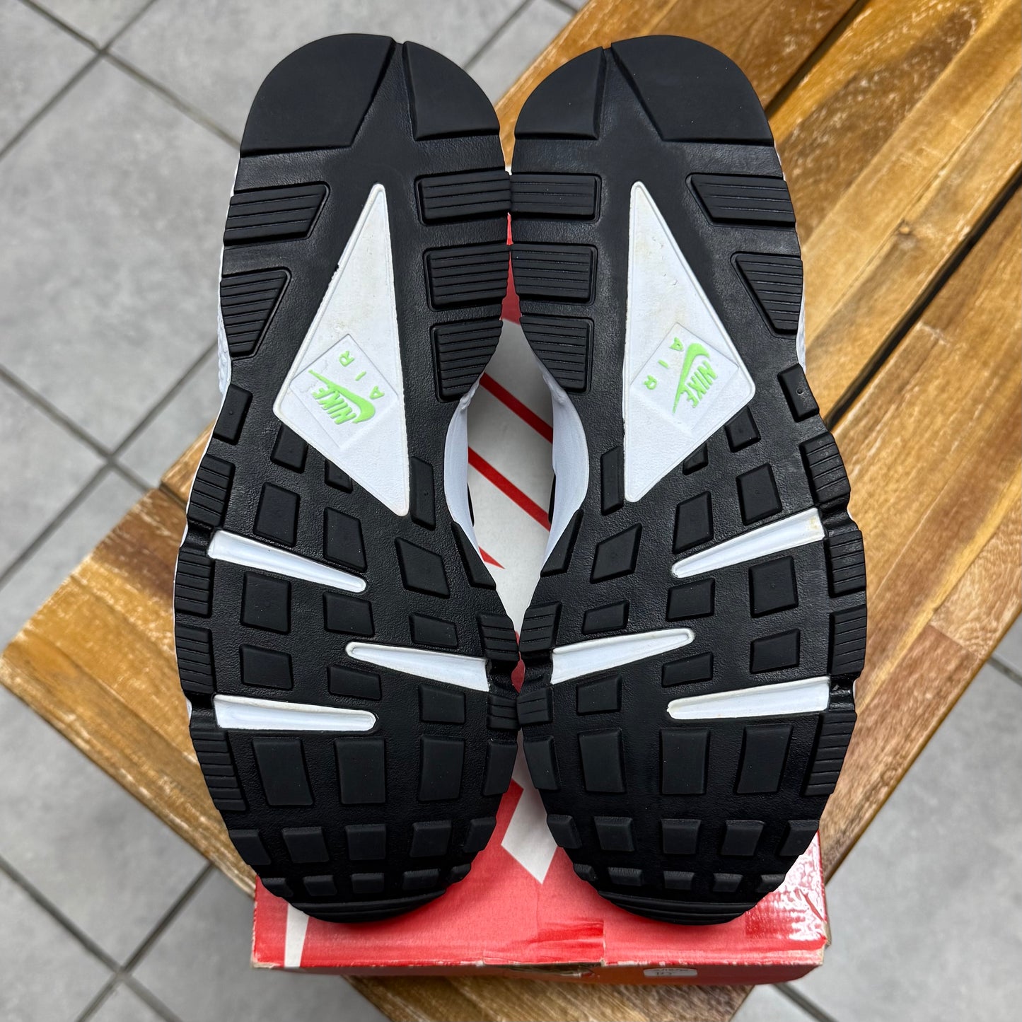 Air Huarache Scream Green 2014 (Worn)