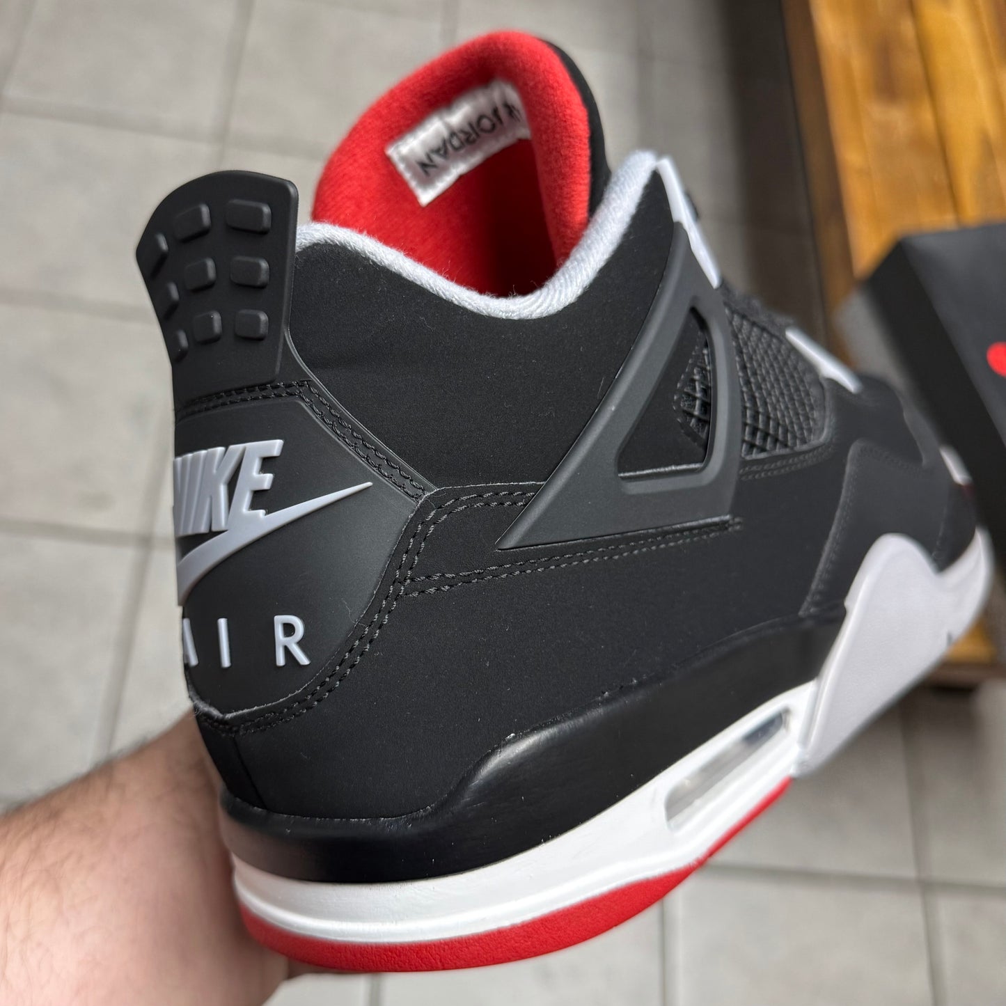 Jordan 4 Bred 2019 (Worn)